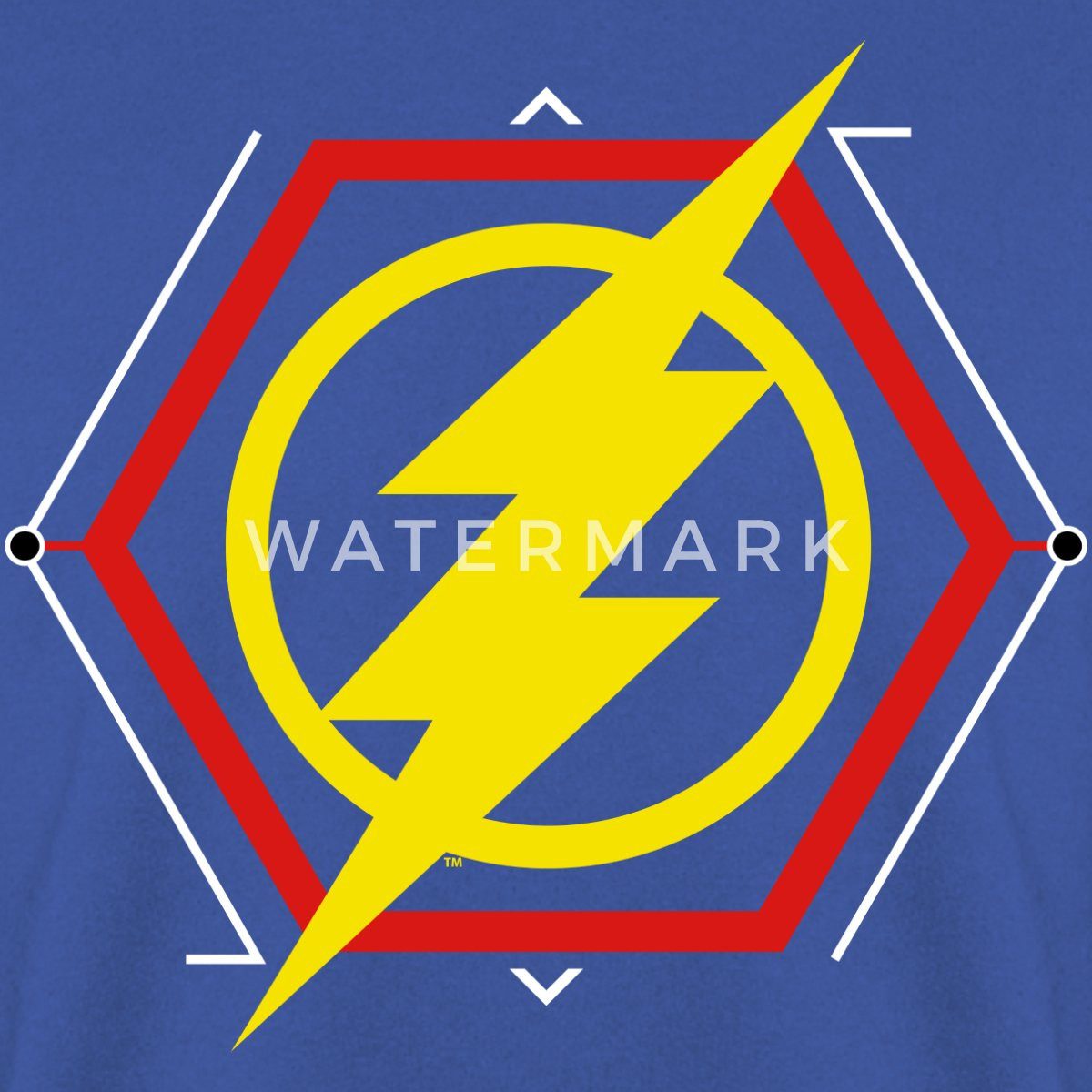Spreadshirt Sweatshirt The Flash Gelber Blitz Symbol Unisex Pullover (1-tlg)