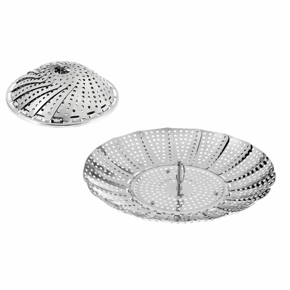 WESTMARK Dampfgareinsatz Verstellbar, für Töpfe von Ø 14 - 23 cm, Dünsteinsatz, rostfrei, spülmaschinengeeignet, langlebig
