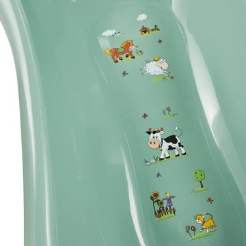 keeeper Babybadewanne Baby Badewanne XXL 100 cm Funny Farm! Babywanne super Design Badewan, (1-tlg), ohne Ablaufstöpsel