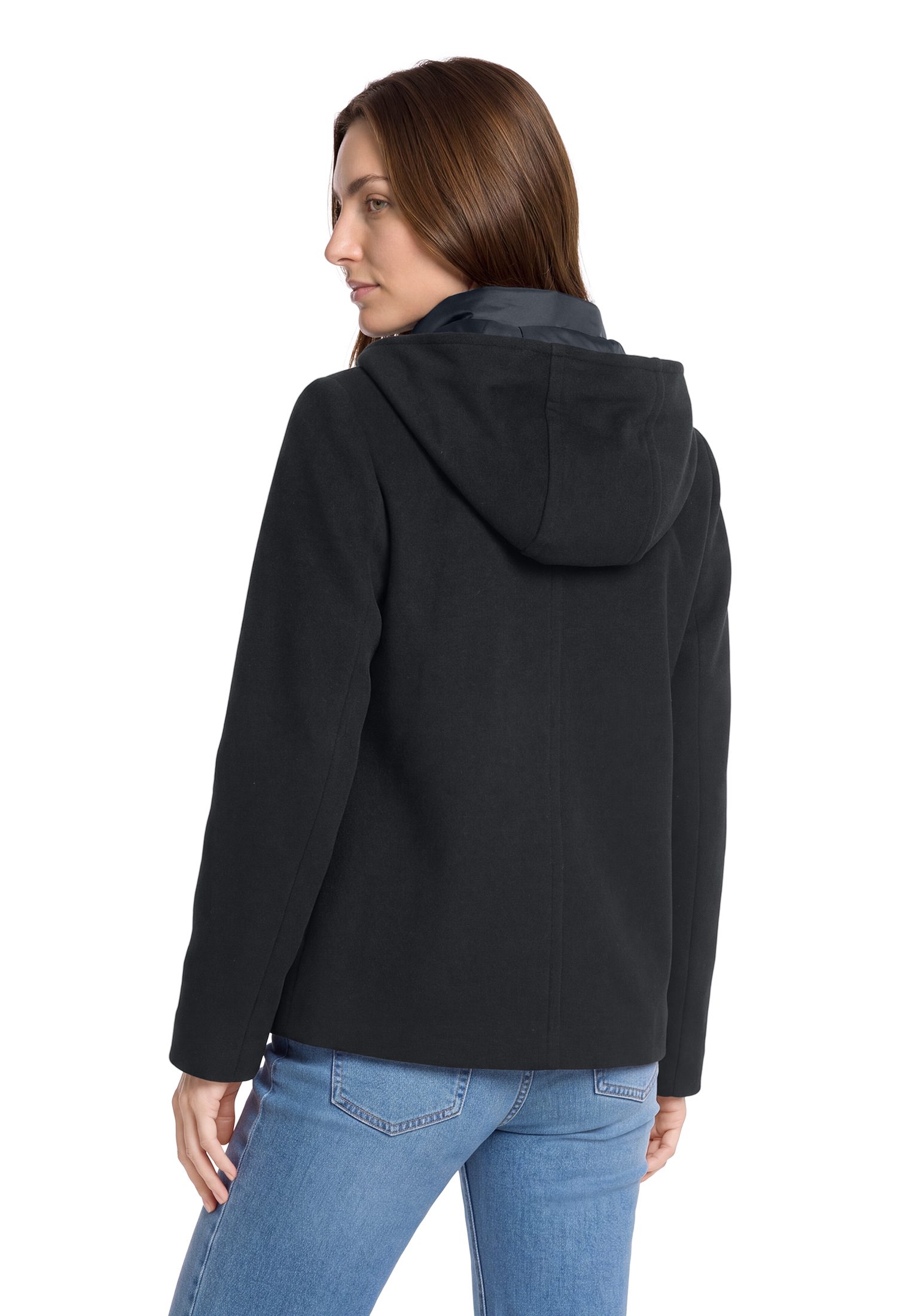 Gil Bret Wolljacke 2 in 1 Optik mit Kapuze – Bild 2 von 5