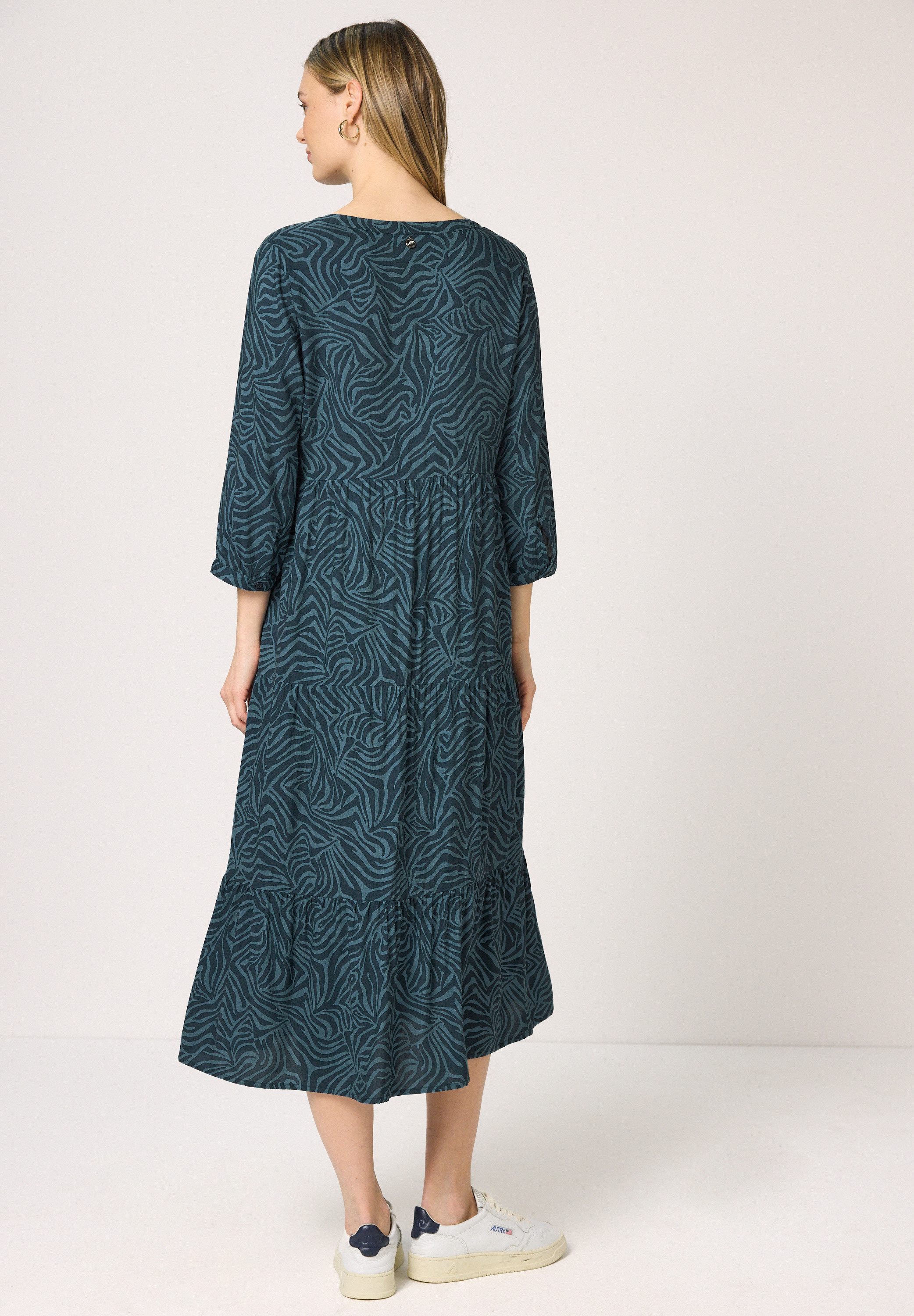 STREET ONE Midikleid mit Volant