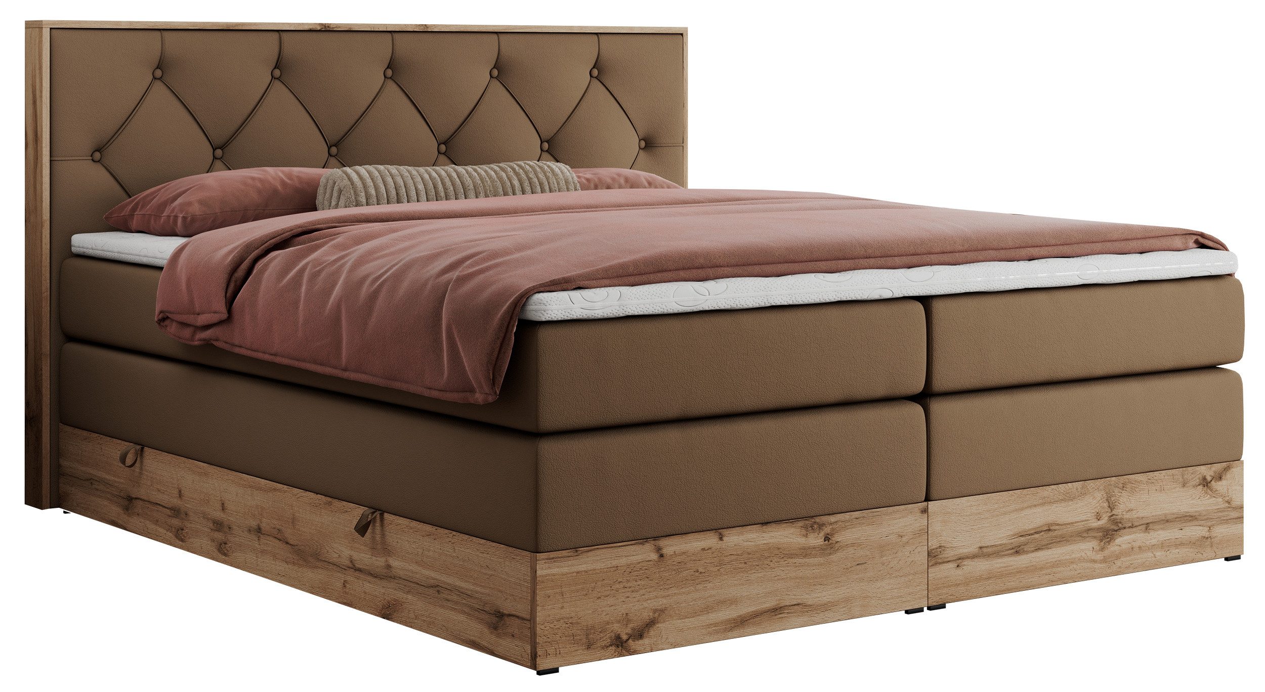 MKS MÖBEL Boxspringbett VENETO KING (Doppelbett, günstig online kaufen