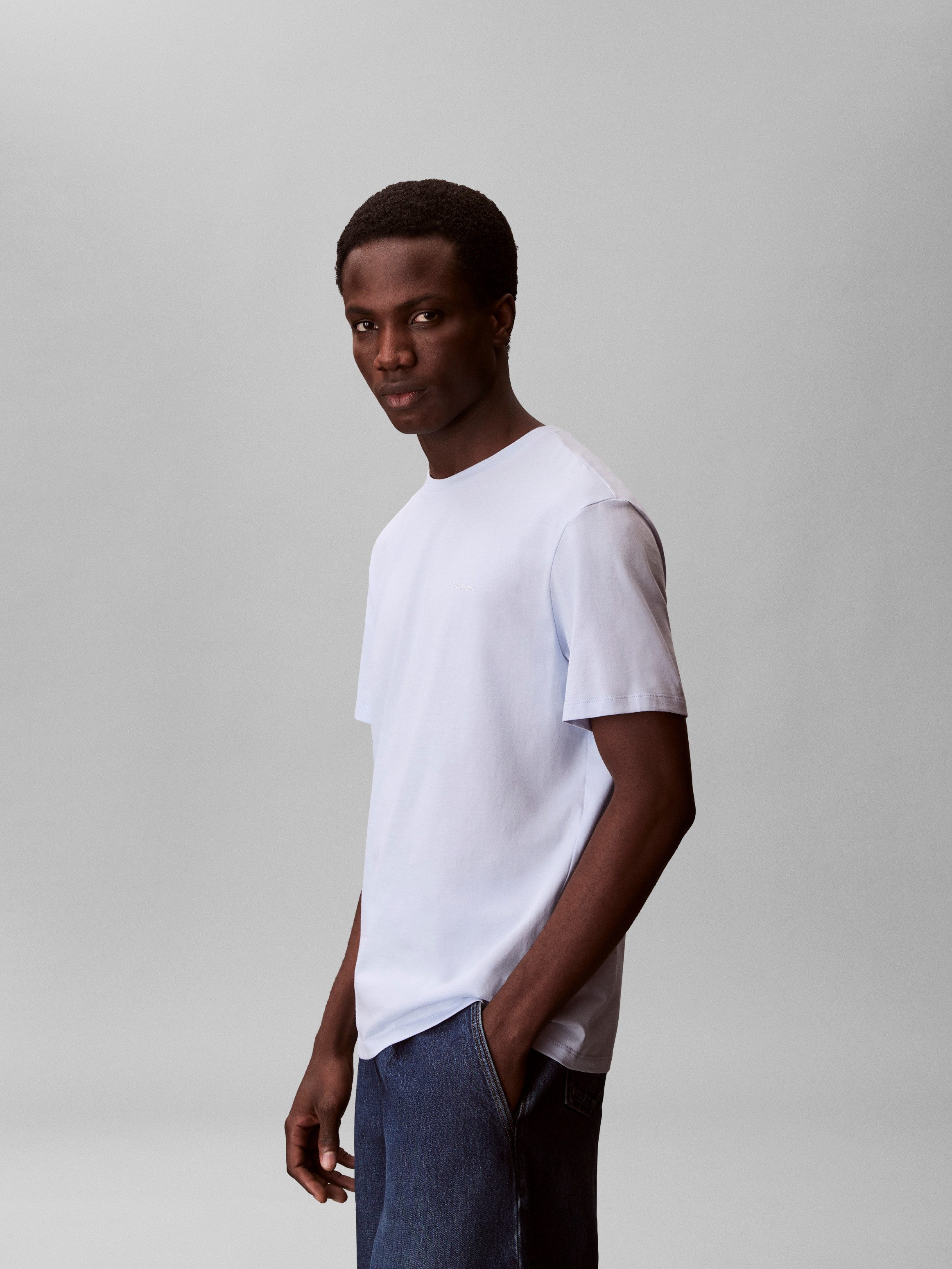 Calvin Klein Jeans T-Shirt SS MICRO LOGO CREWNECK TEE Regular fit mit Rundhalsausschnitt – Bild 3 von 5