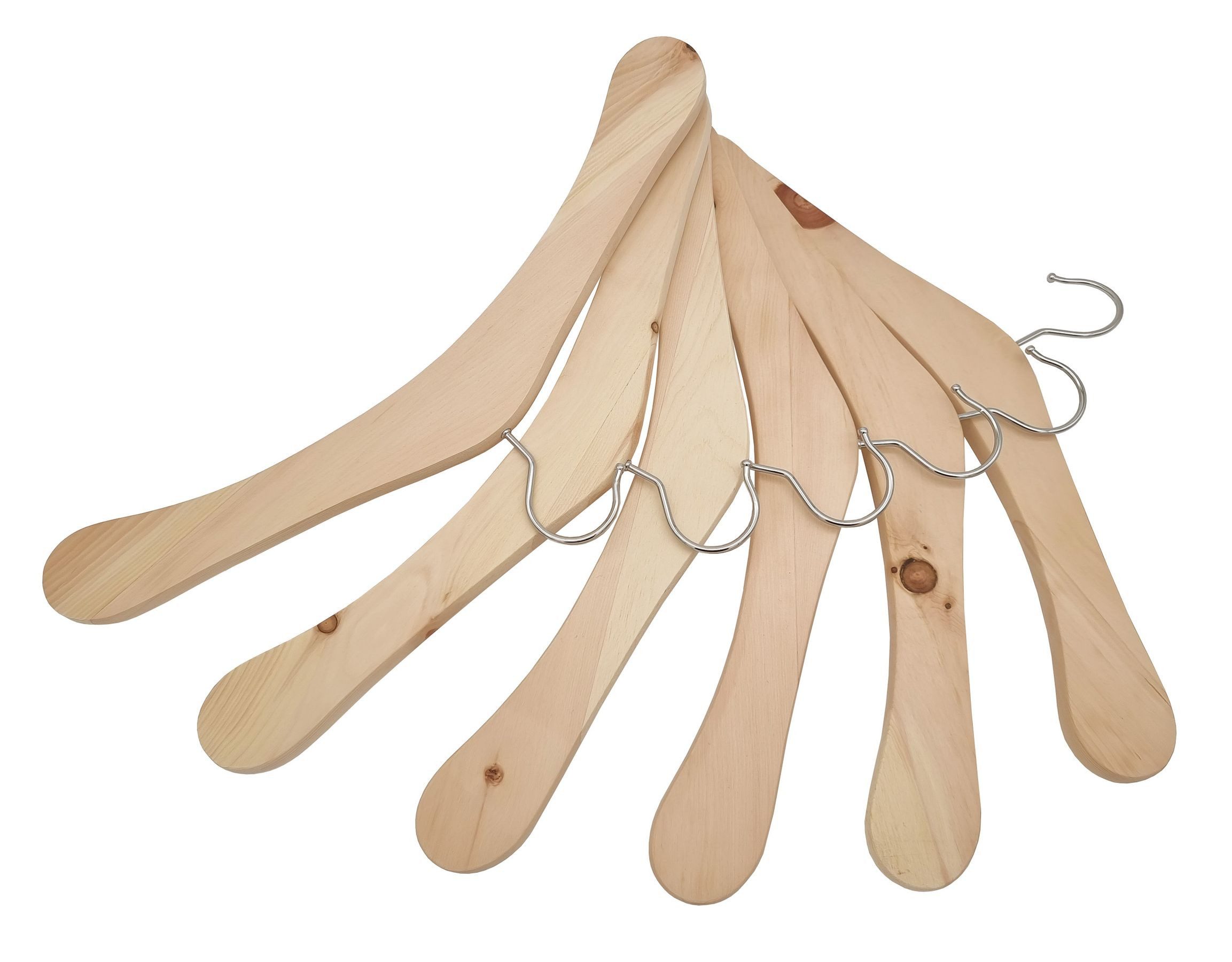 ERST-HOLZ Kleiderbügel Zirben Kleiderbügel für Kleiderschrank, günstig online kaufen
