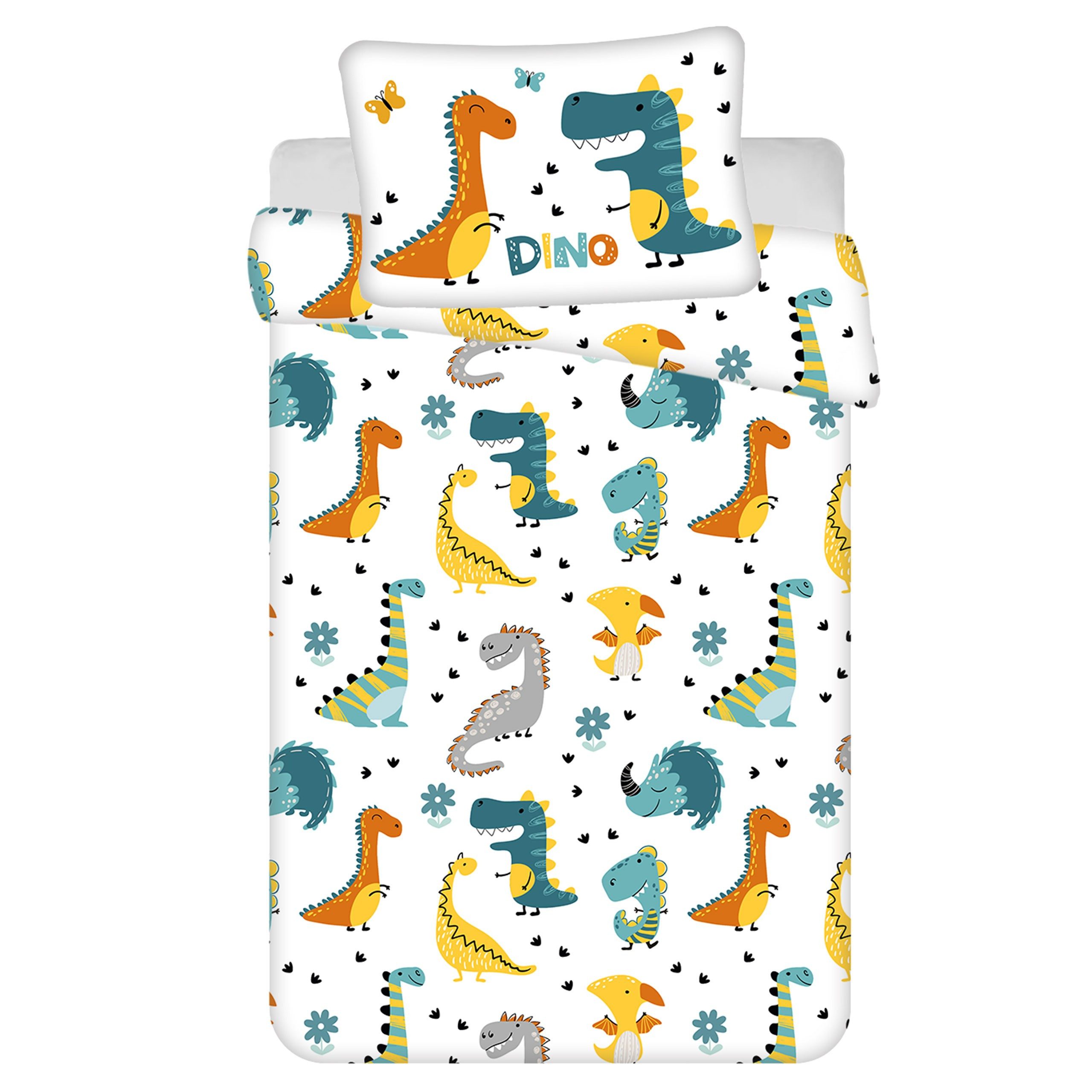 Sarcia.eu Kinderbettwäsche Dinosaurier Zip Kinderbettwäsche, Baumwolle günstig online kaufen