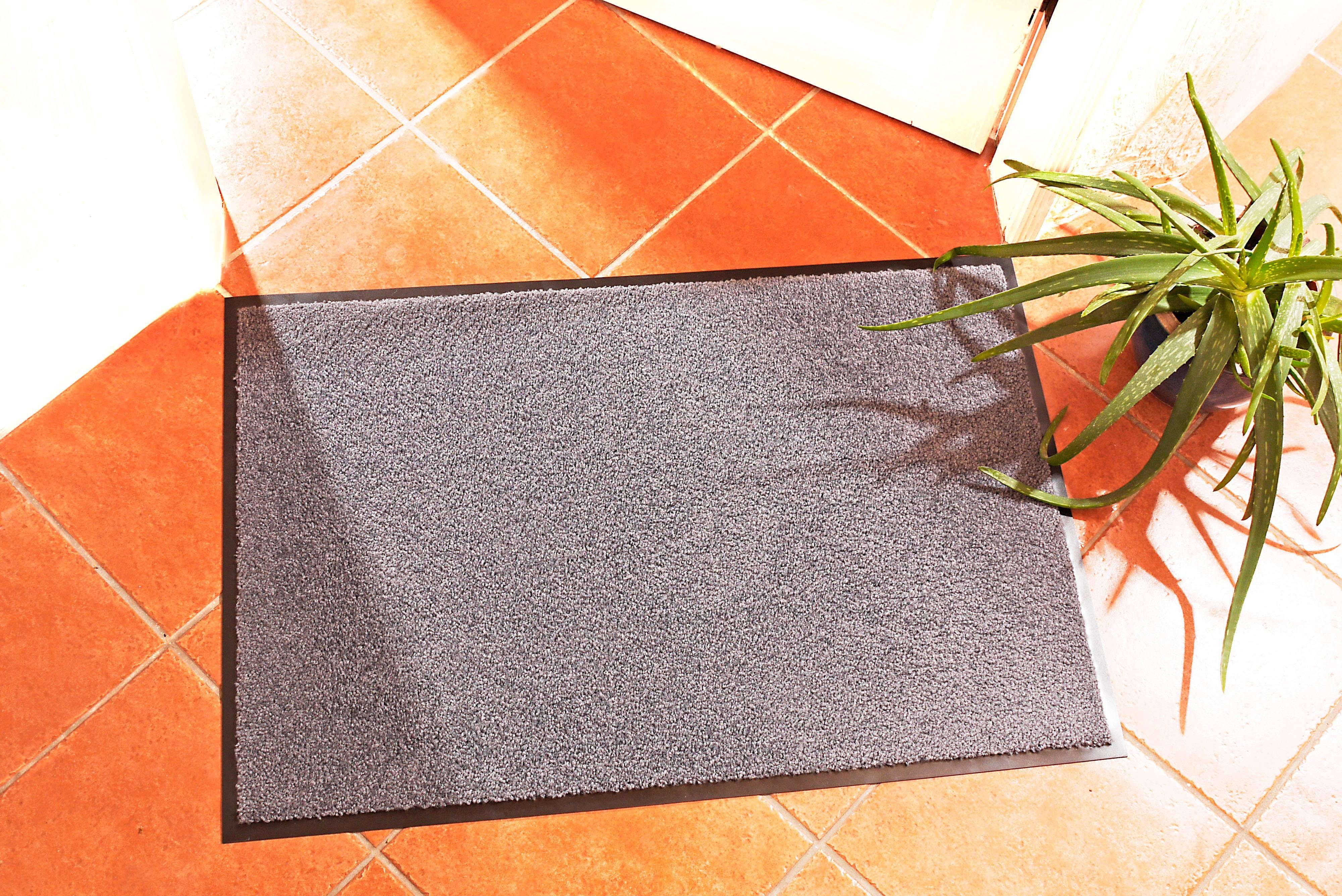 HANSE Home Fußmatte Wash & Clean, rechteckig, Höhe: 7 mm, Schmutzfangmatte, Türmatte, In- und Outdoor, Teppich, Läufer, waschbar
