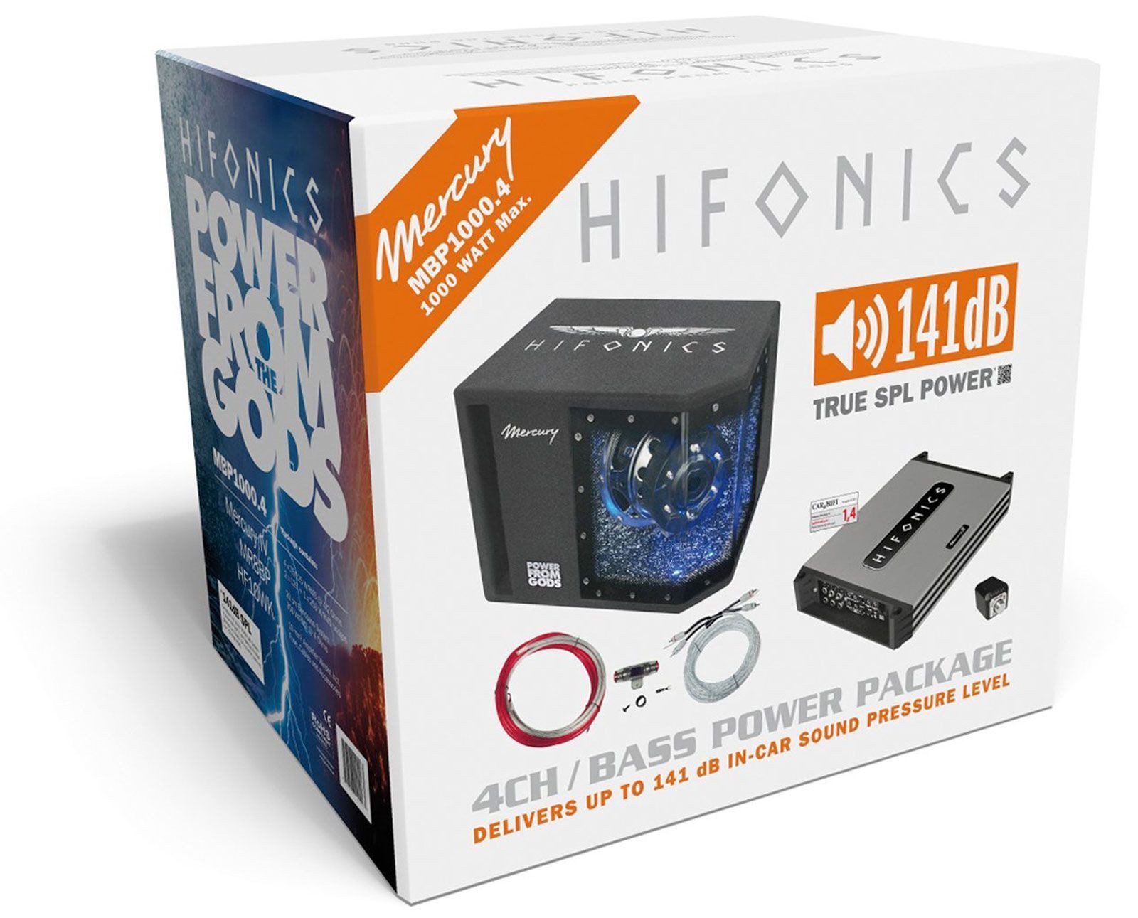 Hifonics Hifonics MBP1000.4 Bass-Bundle Audioverstärker