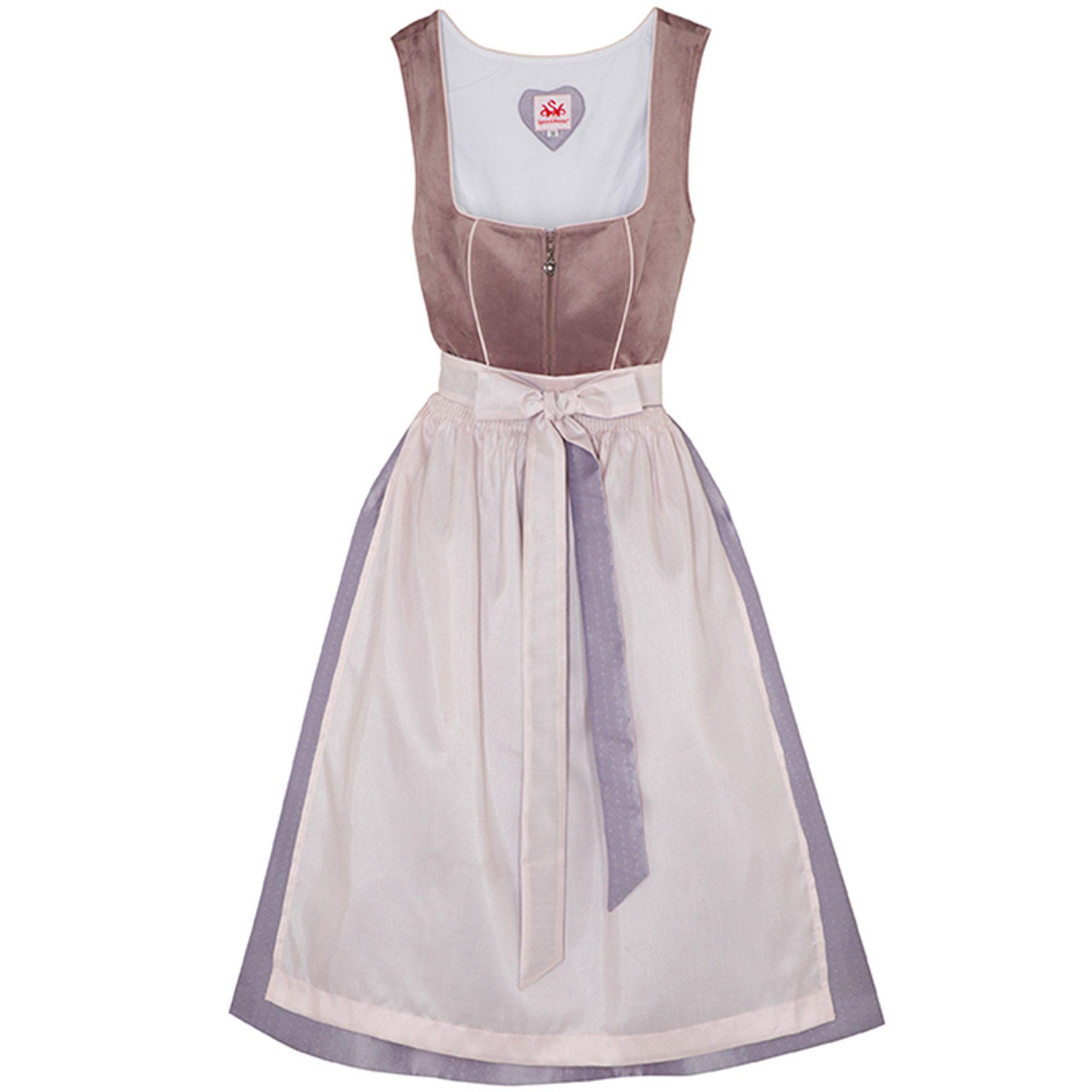 Spieth & Wensky Dirndl Doreen Dirndl Dirndl Doreen Lange-Dirndl Kleid 2-teiliges Trachtenkleid