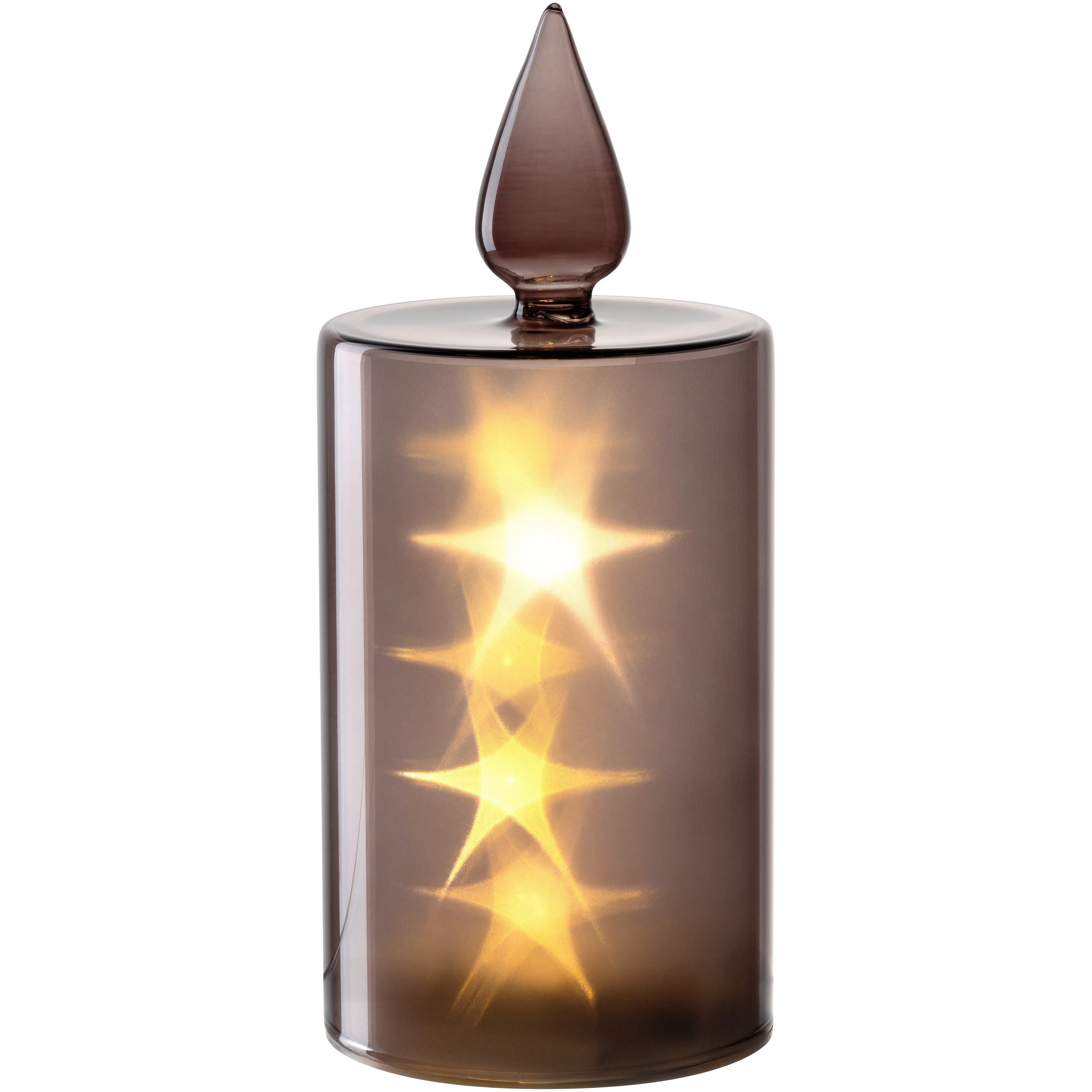 LEONARDO LED Dekolicht Capanna, Glaskerze mit edler Verspiegelung durch Lüs günstig online kaufen