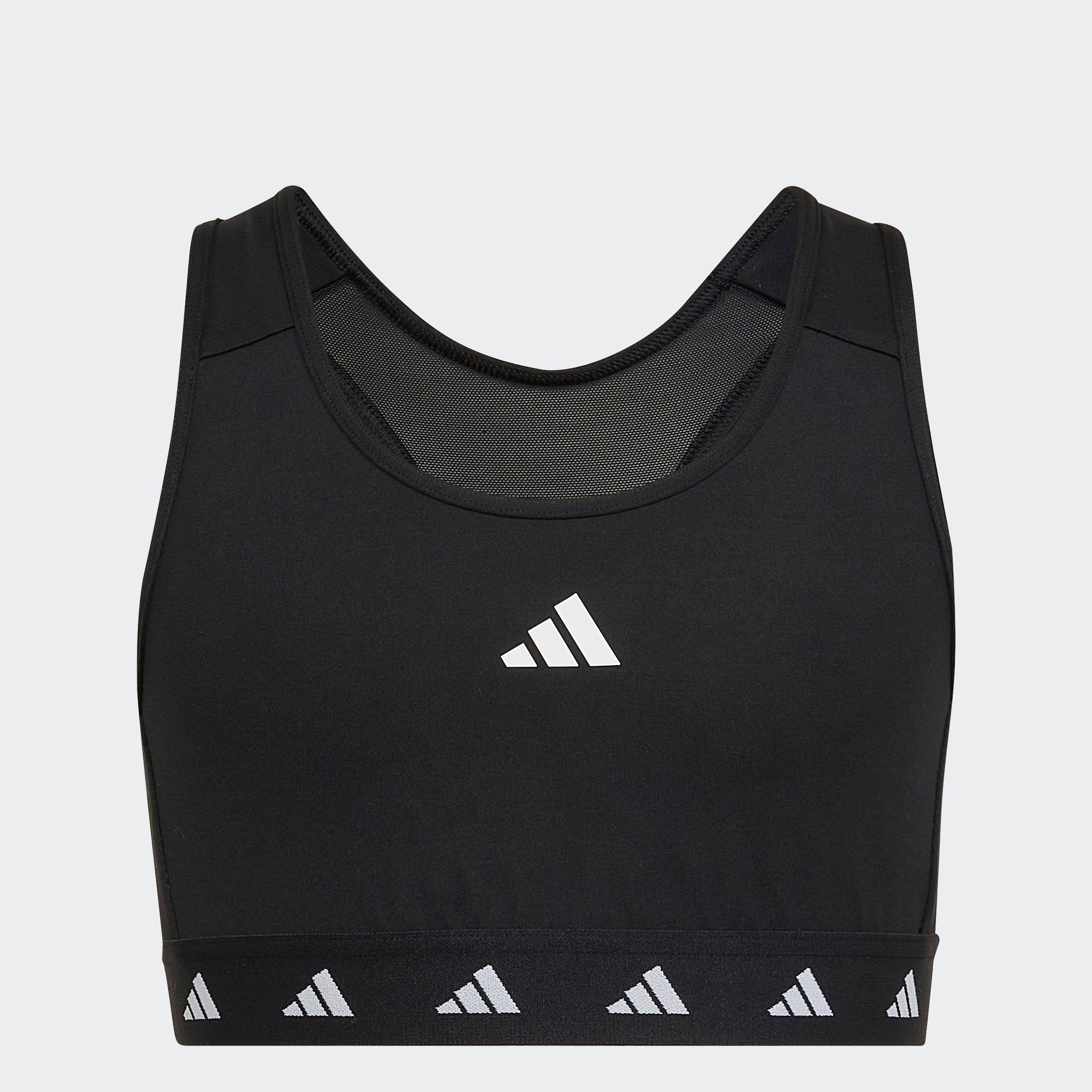 adidas Sportswear Sport-BH AEROREADY TECHFIT (1-tlg) Black / White | Teenie-BHs