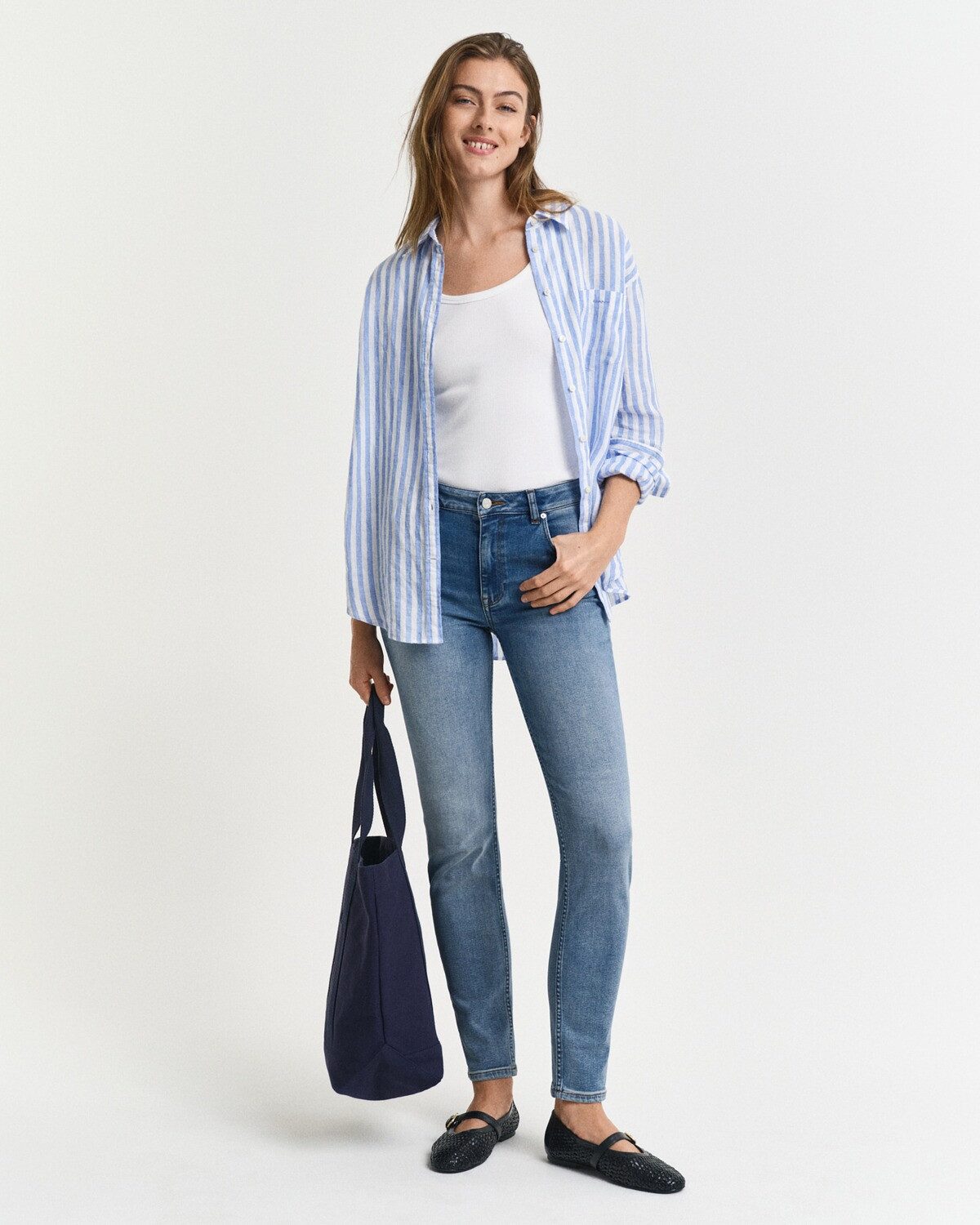 Gant 5-Pocket-Jeans Slim Super Stretch Jeans günstig online kaufen