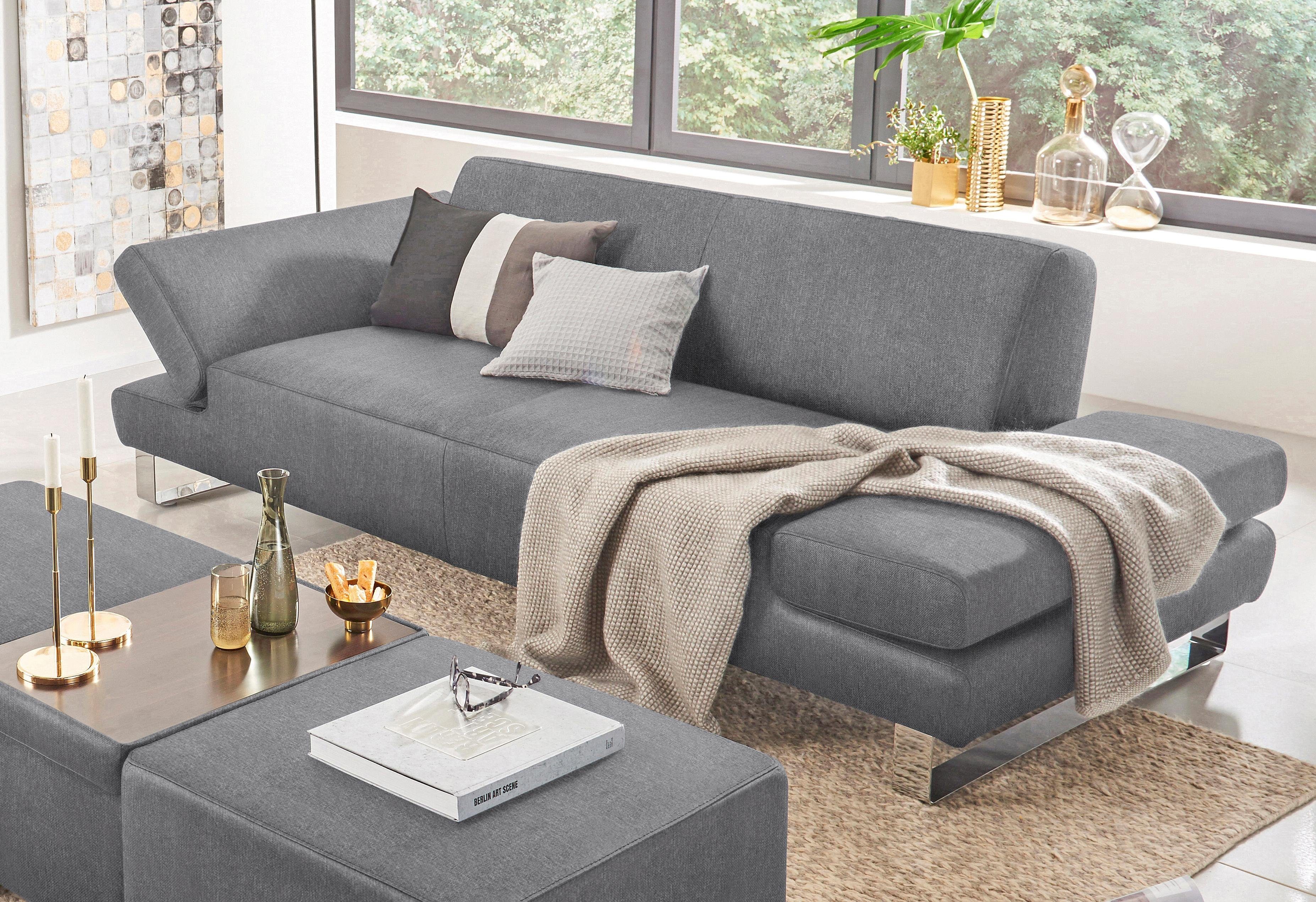 W.SCHILLIG 2-Sitzer taboo Designsofa mit hohem Sitzkomfort, mit Normaltiefe, inklusive Armlehnenverstellung