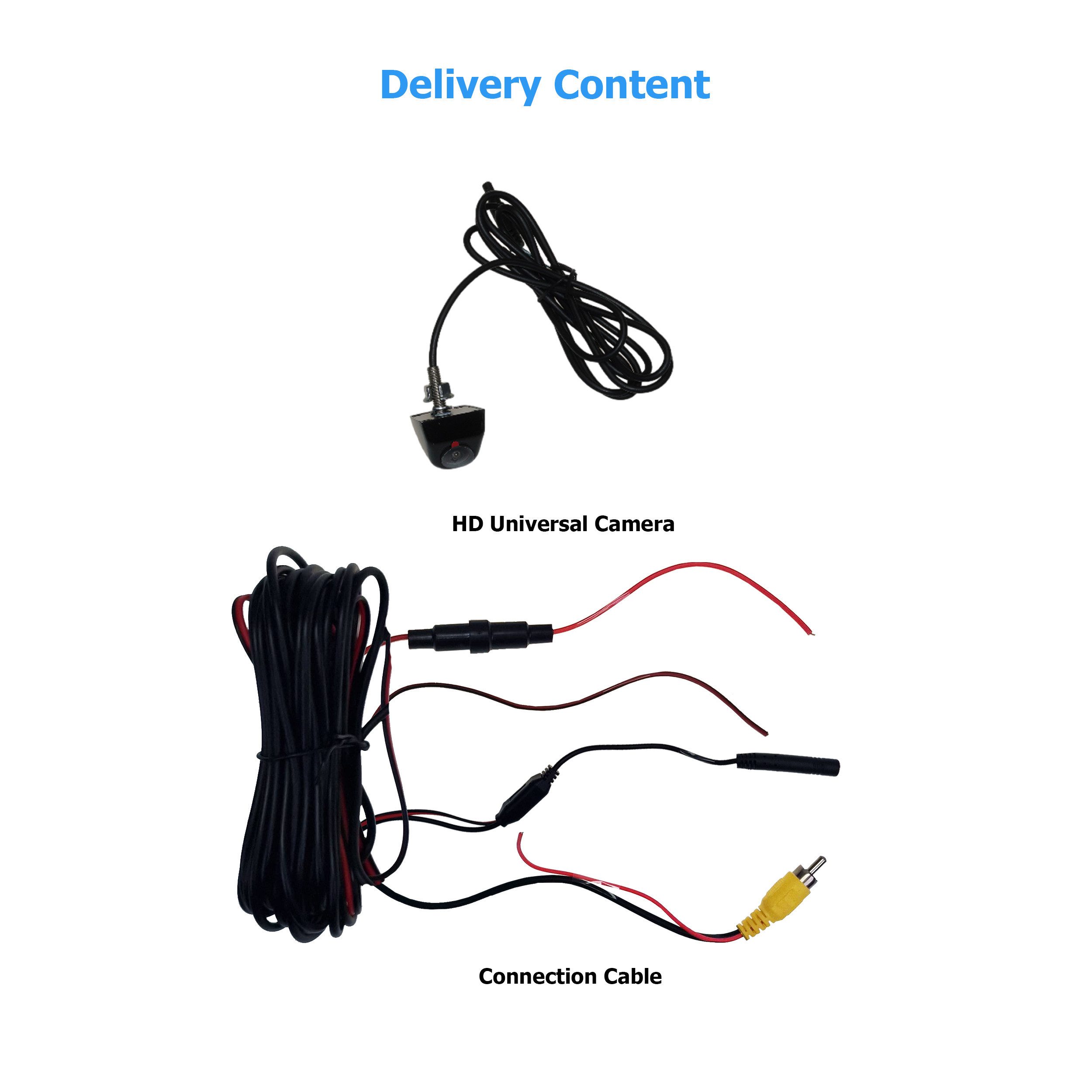 TAFFIO Universal Kofferraumleiste/Griffleiste Front-/Rückfahrkamera CCD Chip Rückfahrkamera