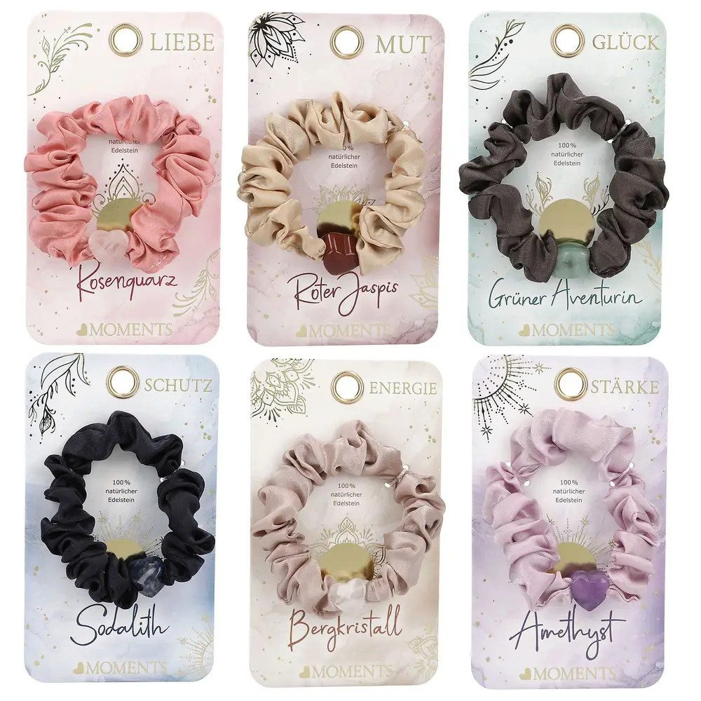 Depesche Haargummi Heart Moments 1x Scrunchies mit Edelstein