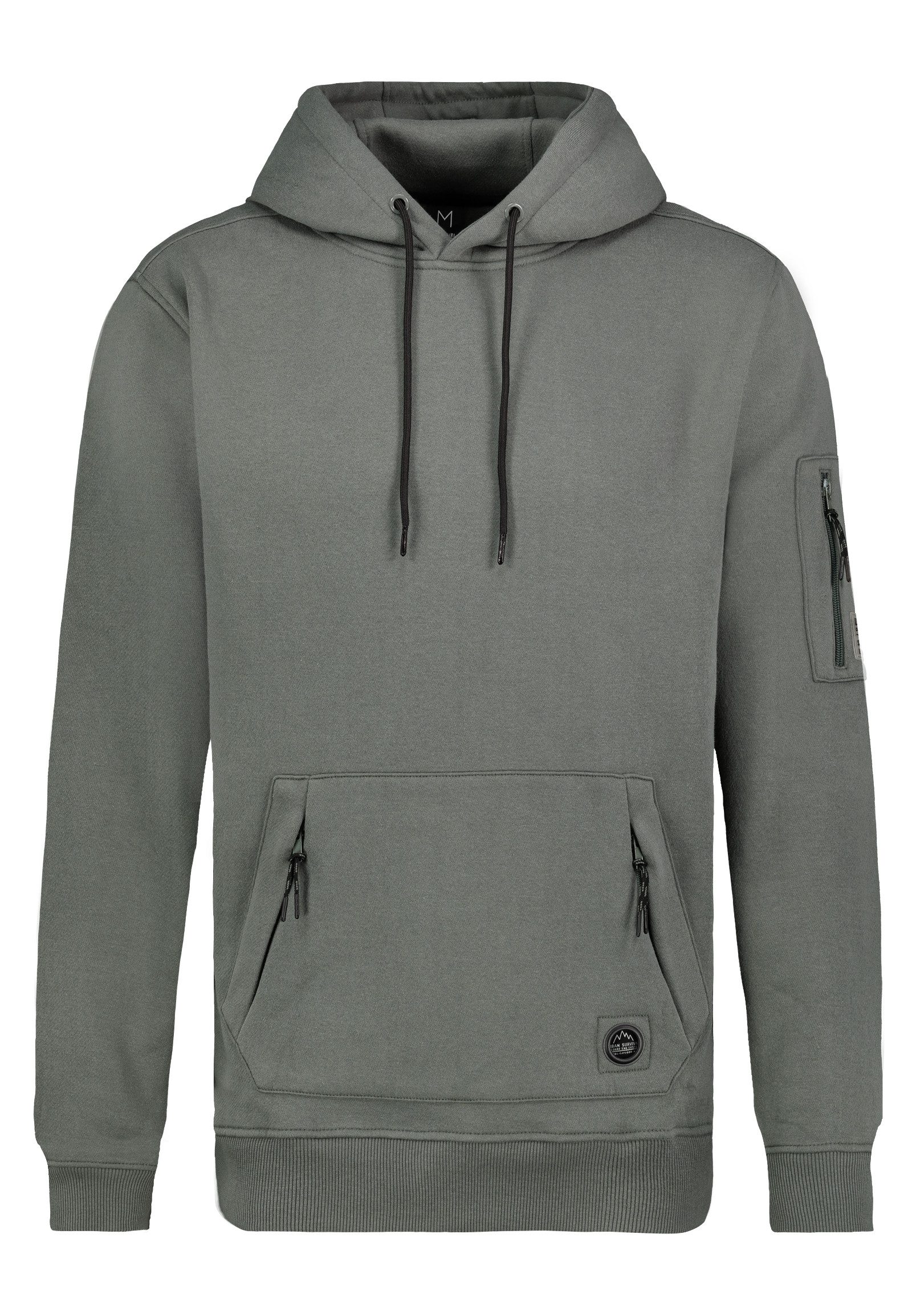 SUBLEVEL Hoodie Praktische Funktionalität mit trendigem Reißverschluss-Desi günstig online kaufen