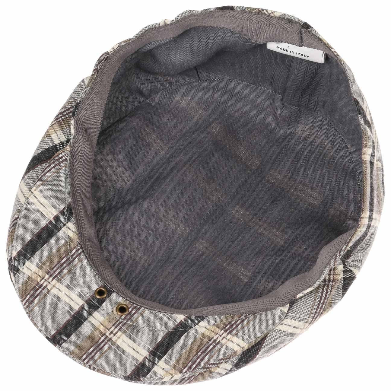 Lipodo Flat Cap (1-St) Flatcap mit Schirm, Made in Italy