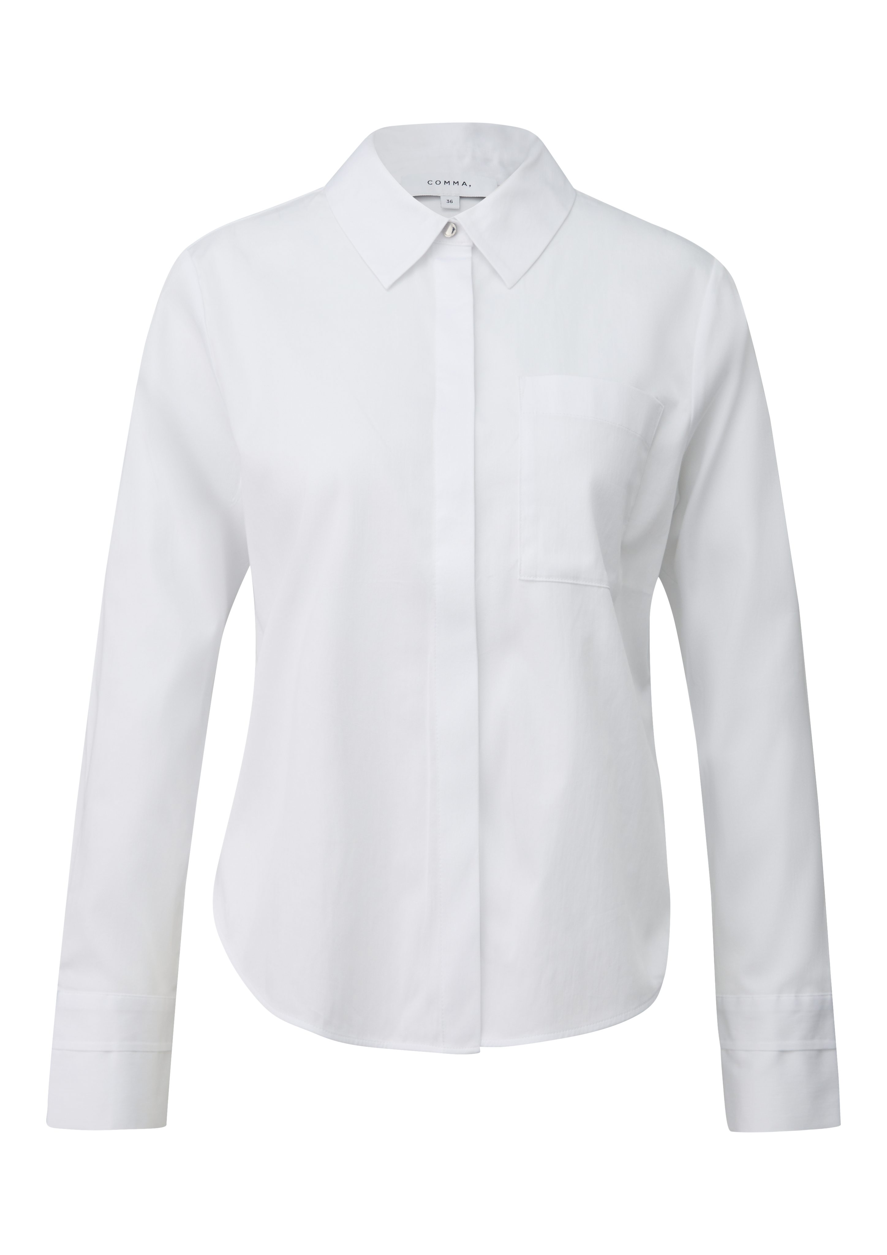 comma Hemdbluse mit Tasche günstig online kaufen