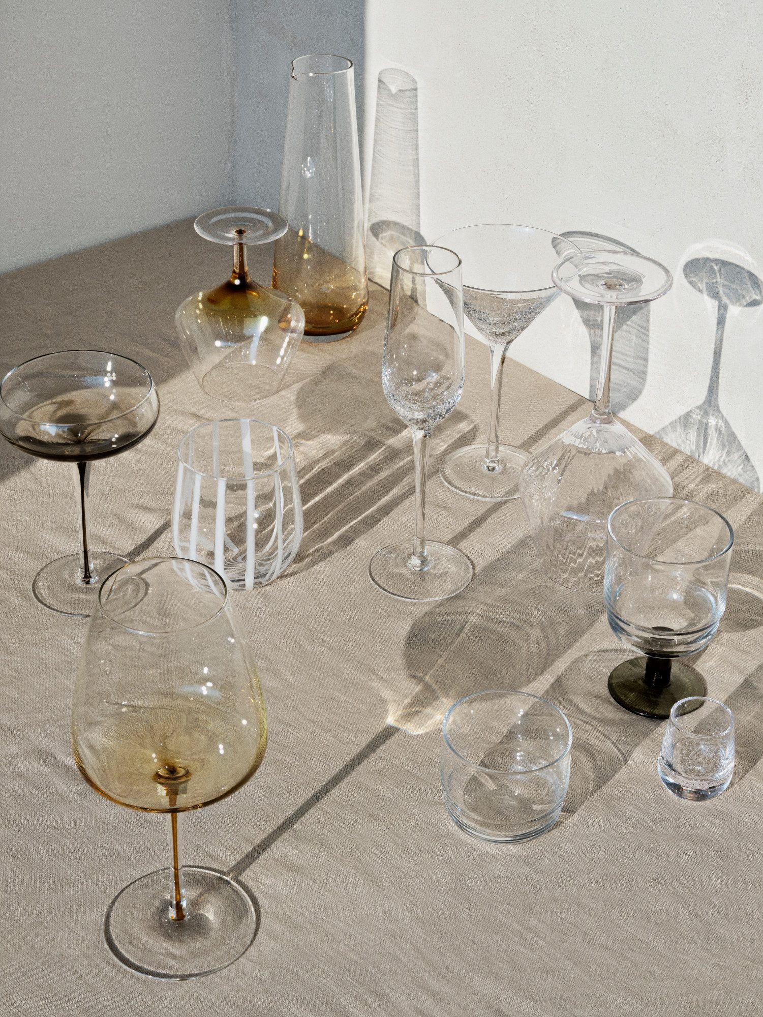 Broste Copenhagen Longdrinkglas Broste Copenhagen Bubble Schnapsglas 4 cl, Mundgeblasenes Glas Mit Blasen