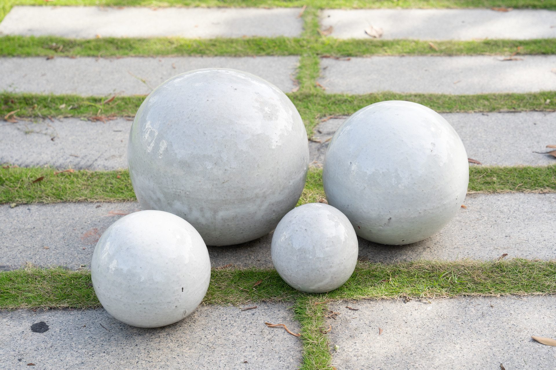 Teramico Dekokugel Gartenkugeln Keramik 4er Set günstig online kaufen