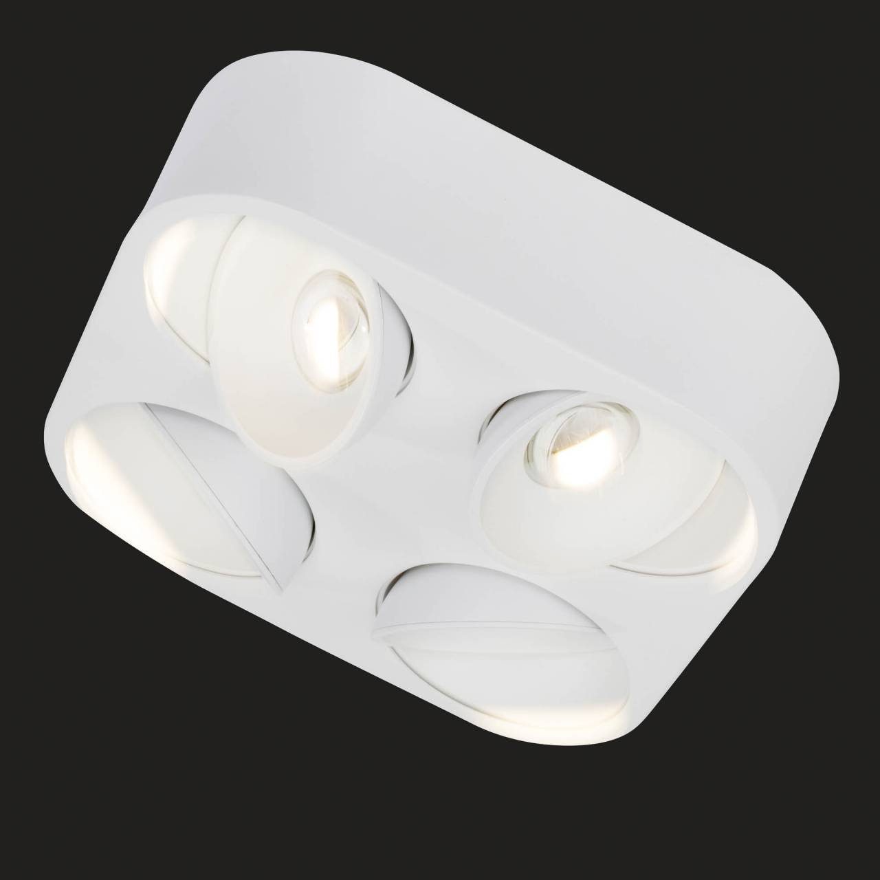 AEG LED Deckenleuchte warmweiß, LED 26 schwenkbar, weiß lm, Warmweiß, Leca, x cm, 26 3600 wechselbar, Alu-Druckguss