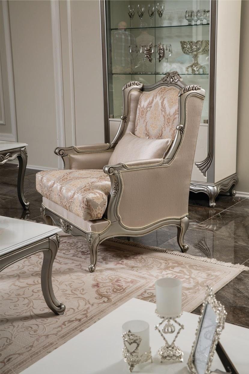 1 Sessel, Luxus Polster Club JVmoebel Textil Sitzer Lounge Neu Sofa Sitzer Sessel