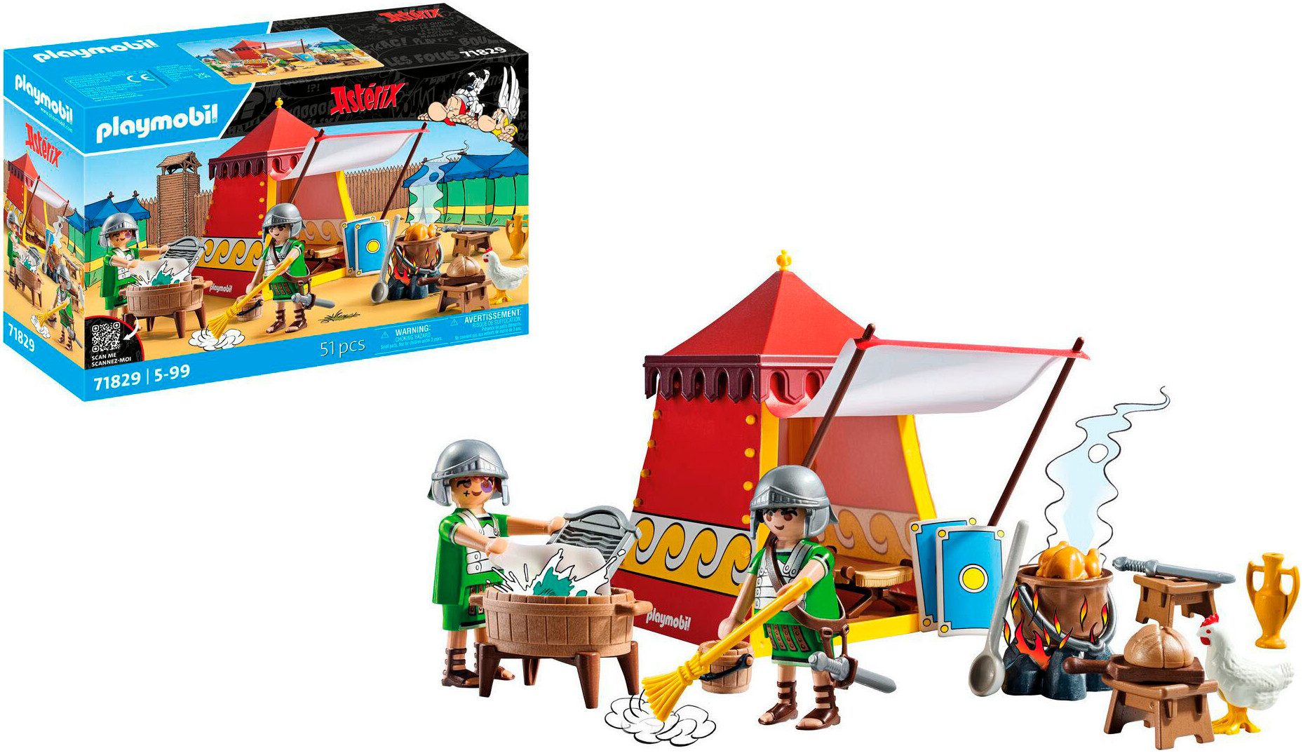 Playmobil® Asterix: Legionärszelt (71829), Playmobil Asterix Konstruktions- günstig online kaufen