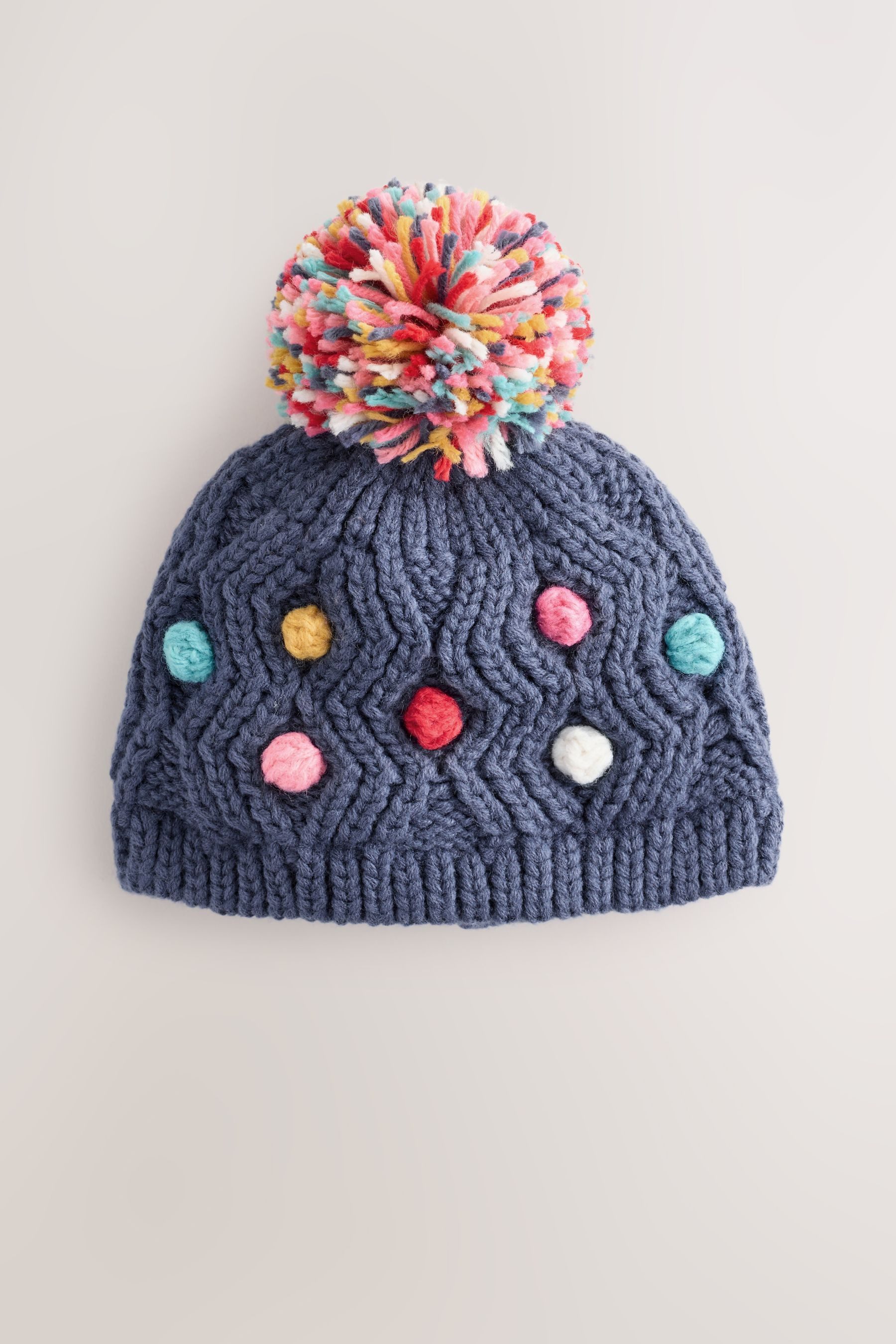 Strickmütze Baby Pudelmütze aus Strick