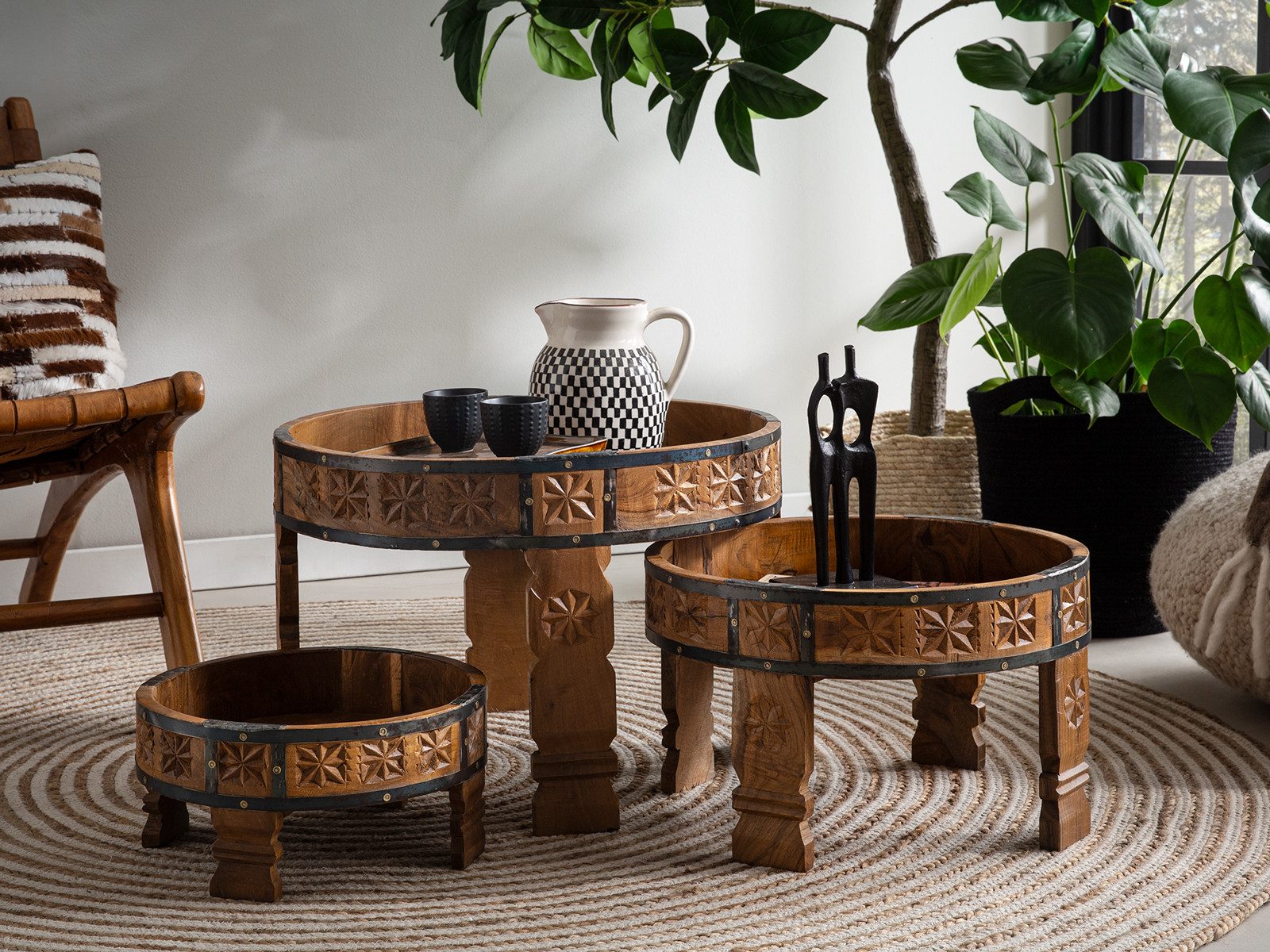 massivum Couchtisch Chakki 3er Set, Beistelltisch günstig online kaufen