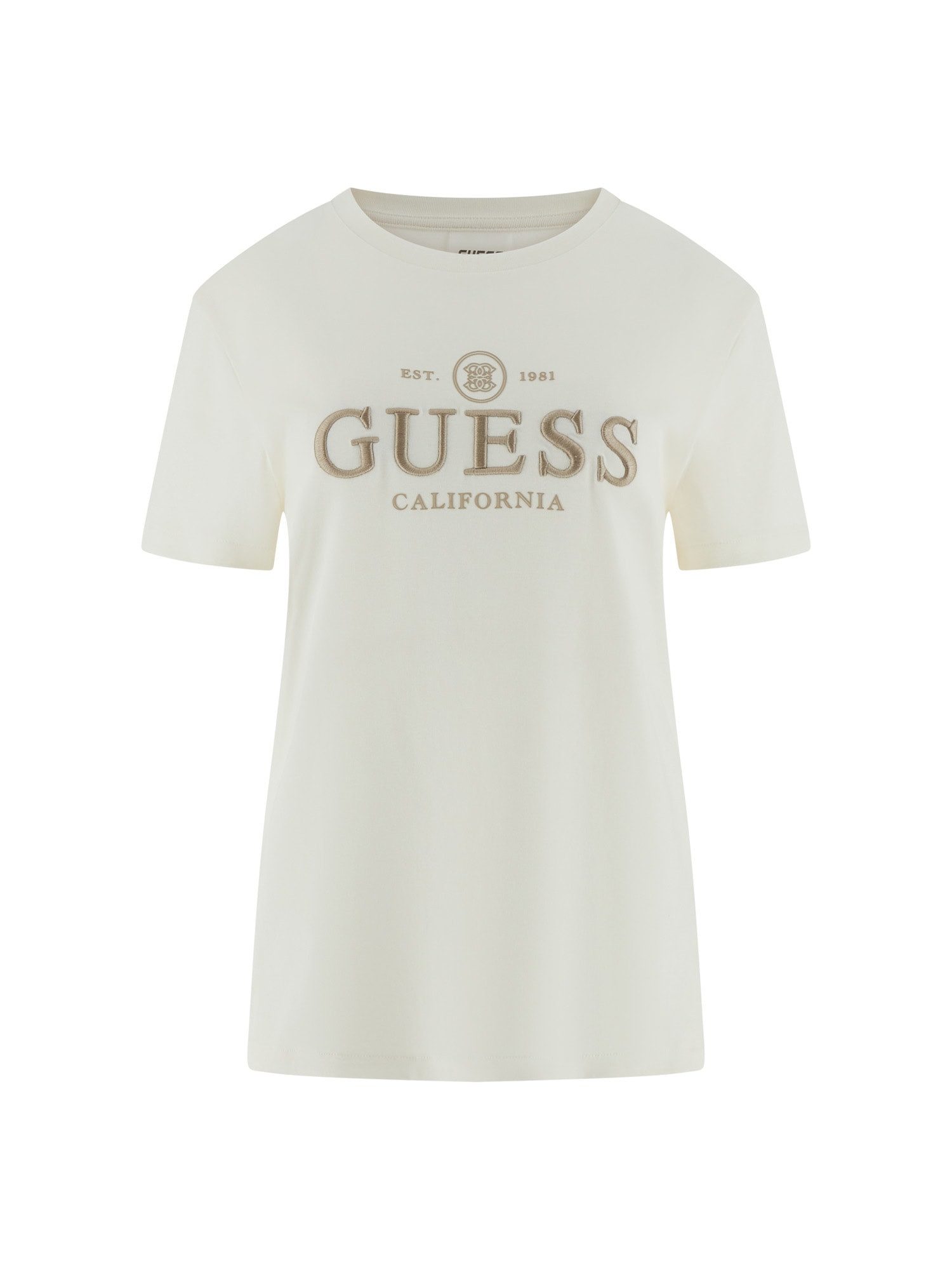 Guess Kurzarmshirt - ARABELLA CN SS T-SHIRT - Kurzarmshirt mit Logodruck auf der Vorders