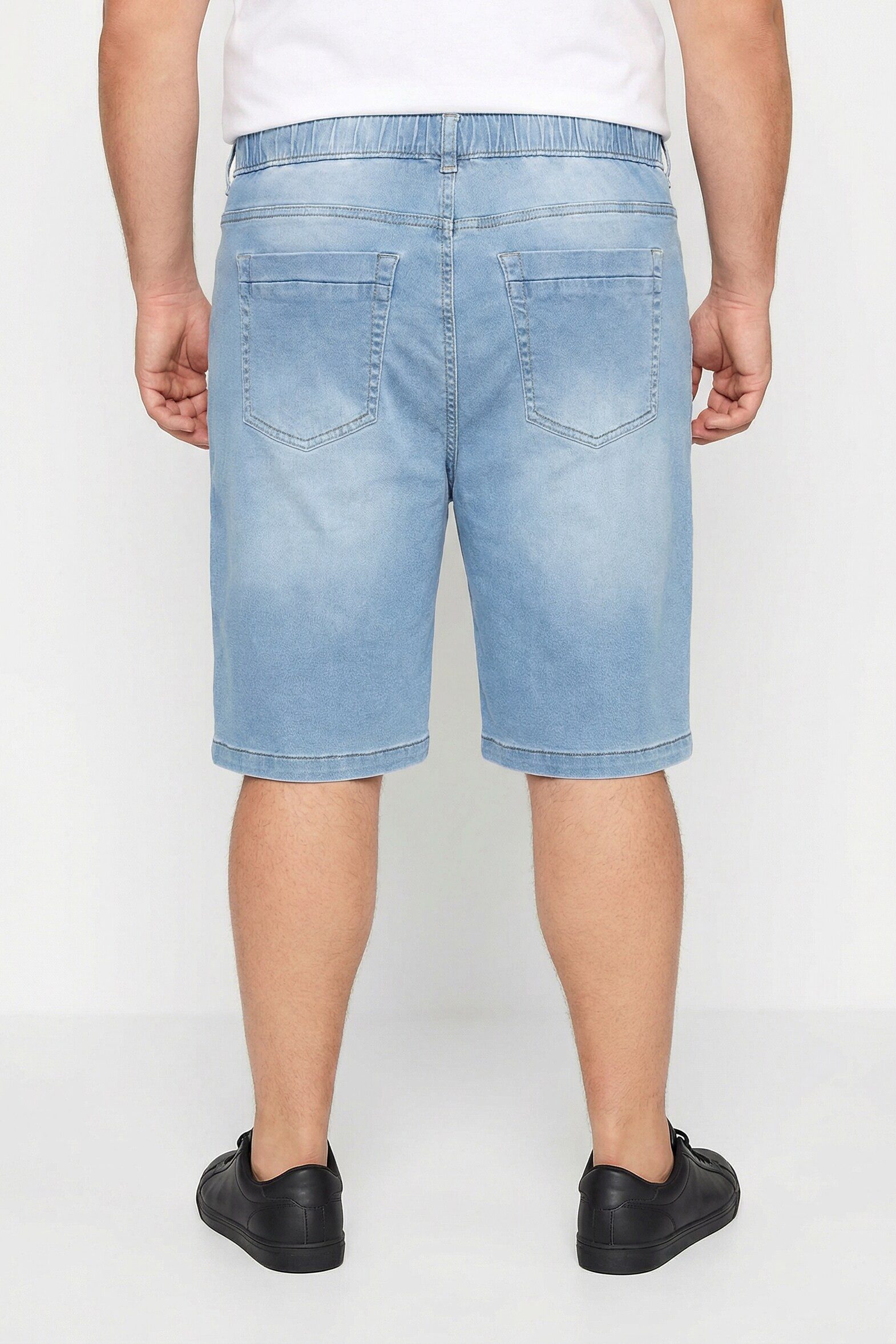 Men Plus Bermudas Superstretch-Jeansbermuda