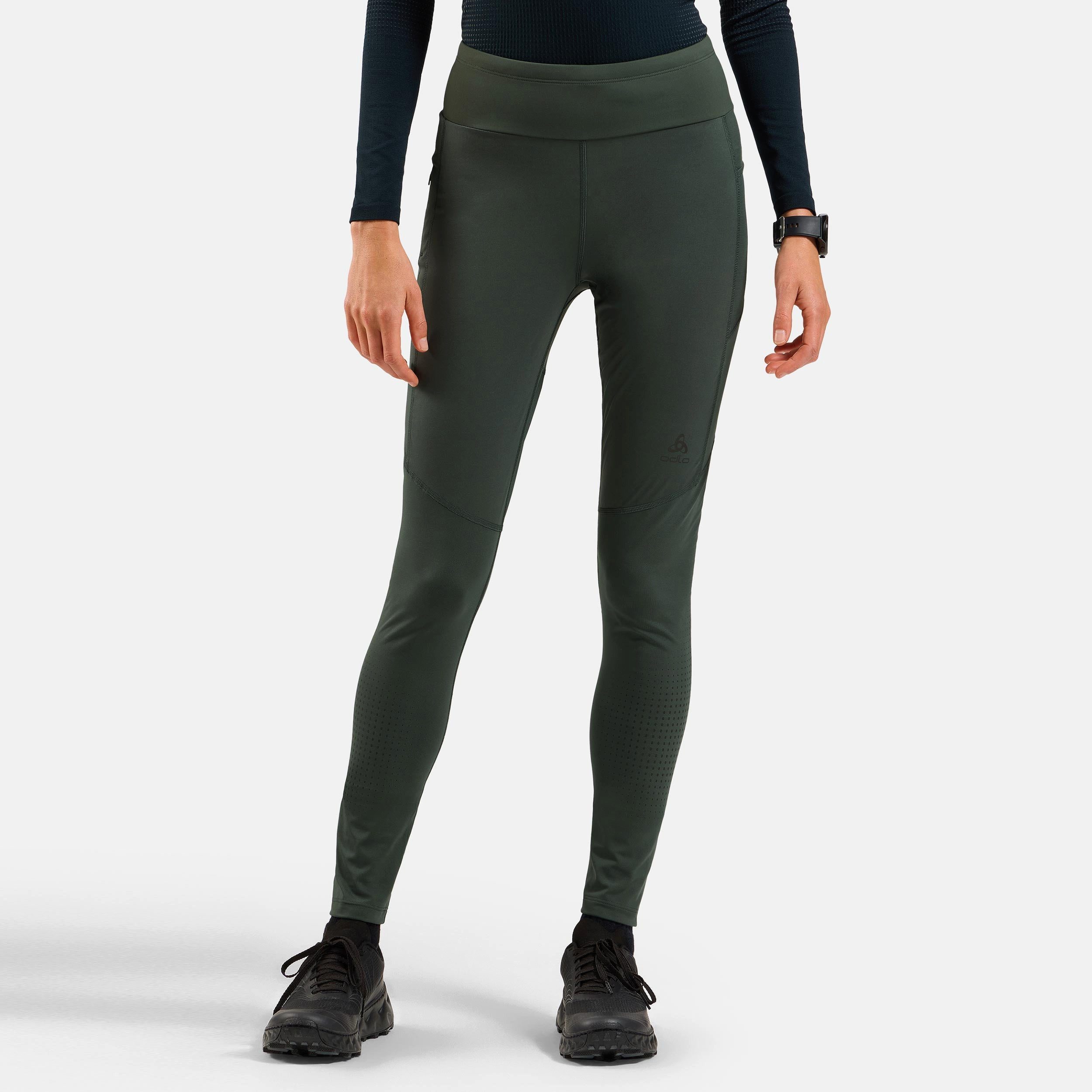 Odlo Laufhose Zeroweight Warm Reflective