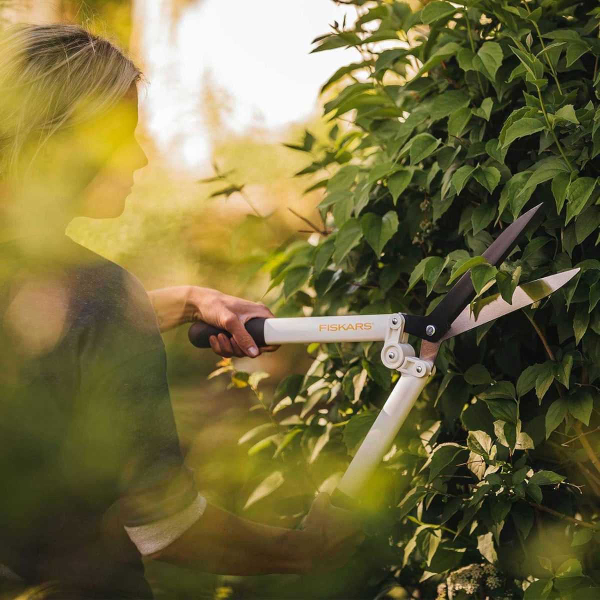 Thumbnail - Fiskars Heckenschere Fiskars Heckenschere HS53 Light, Gartenschere mit 54cm, Strauchschere