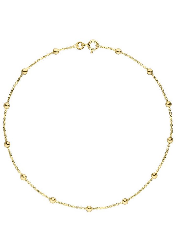 JOBO Fußkette Kugel, 333 Gold 25 cm gel... JOBO Fußkette Kugel, 333 Gold 25 cm gel...