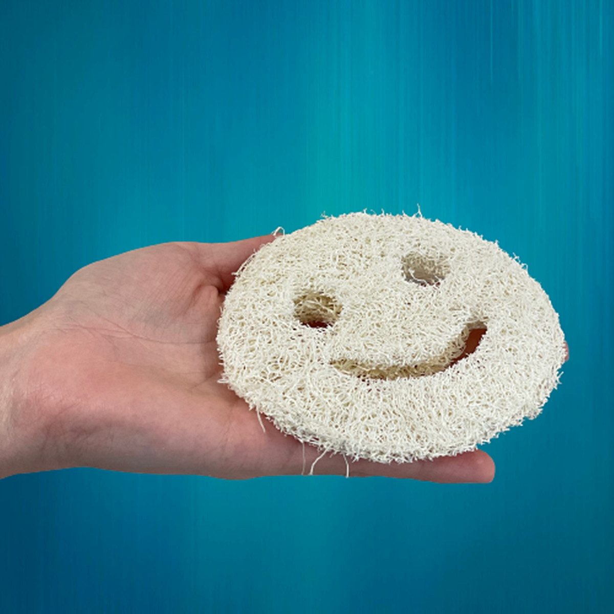 Ancient Wisdom Körperpeeling Luffa-Schwamm SMILEY ca. 10 cm Durchmesser, 1-tlg., zum Peelen geeignet