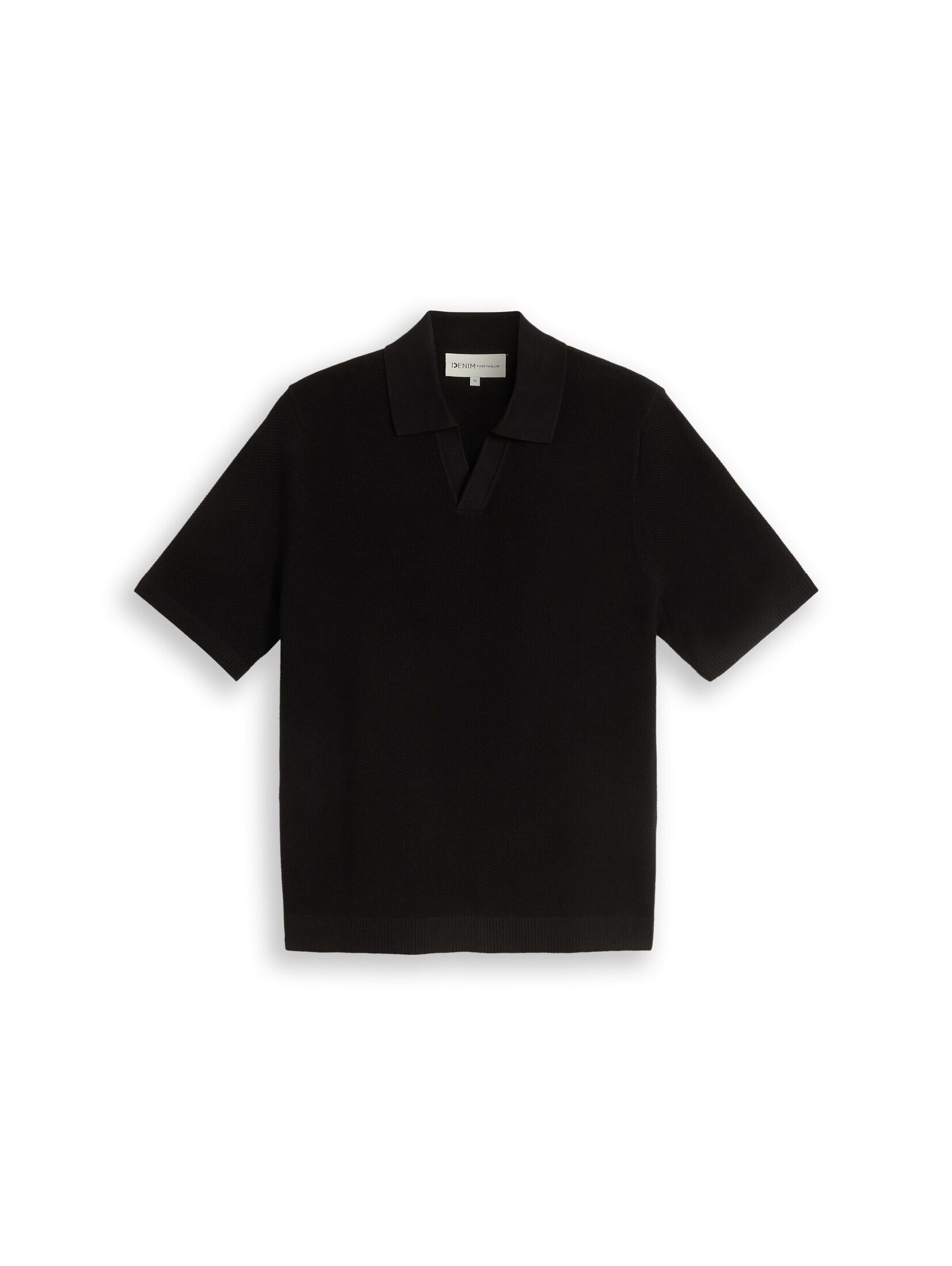 TOM TAILOR Denim T-Shirt Pullover & Strickjacken Piqué Strick-Poloshirt aus Baumwolle