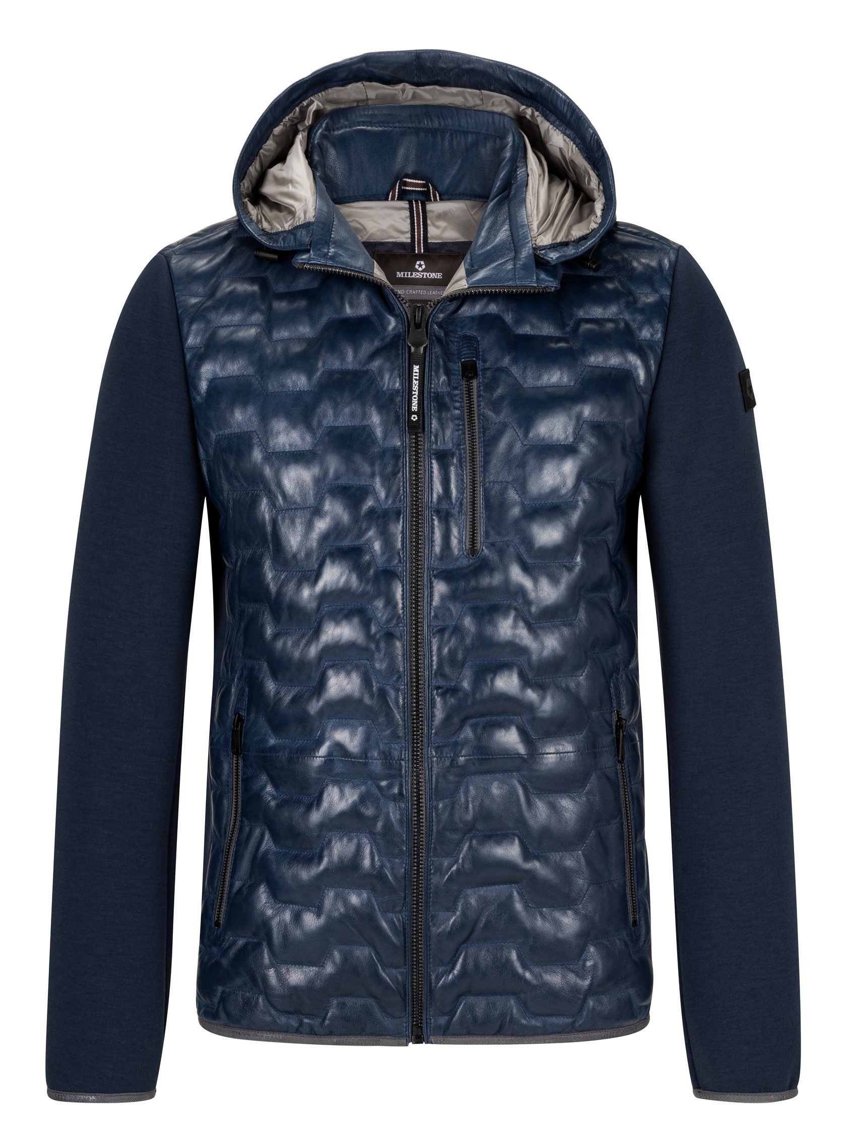 Milestone Lederjacke MSDarwin Herren Hybridjacke aus günstig online kaufen