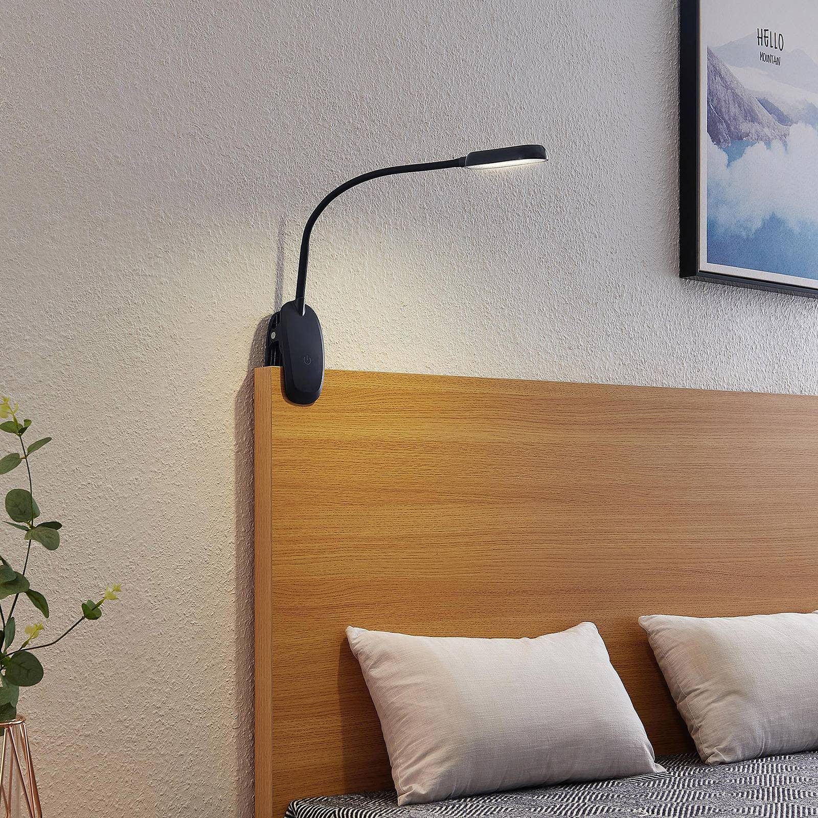 Prios Klemmleuchte Najari, Enthalten, 1 x 4 W LED, universalweiß