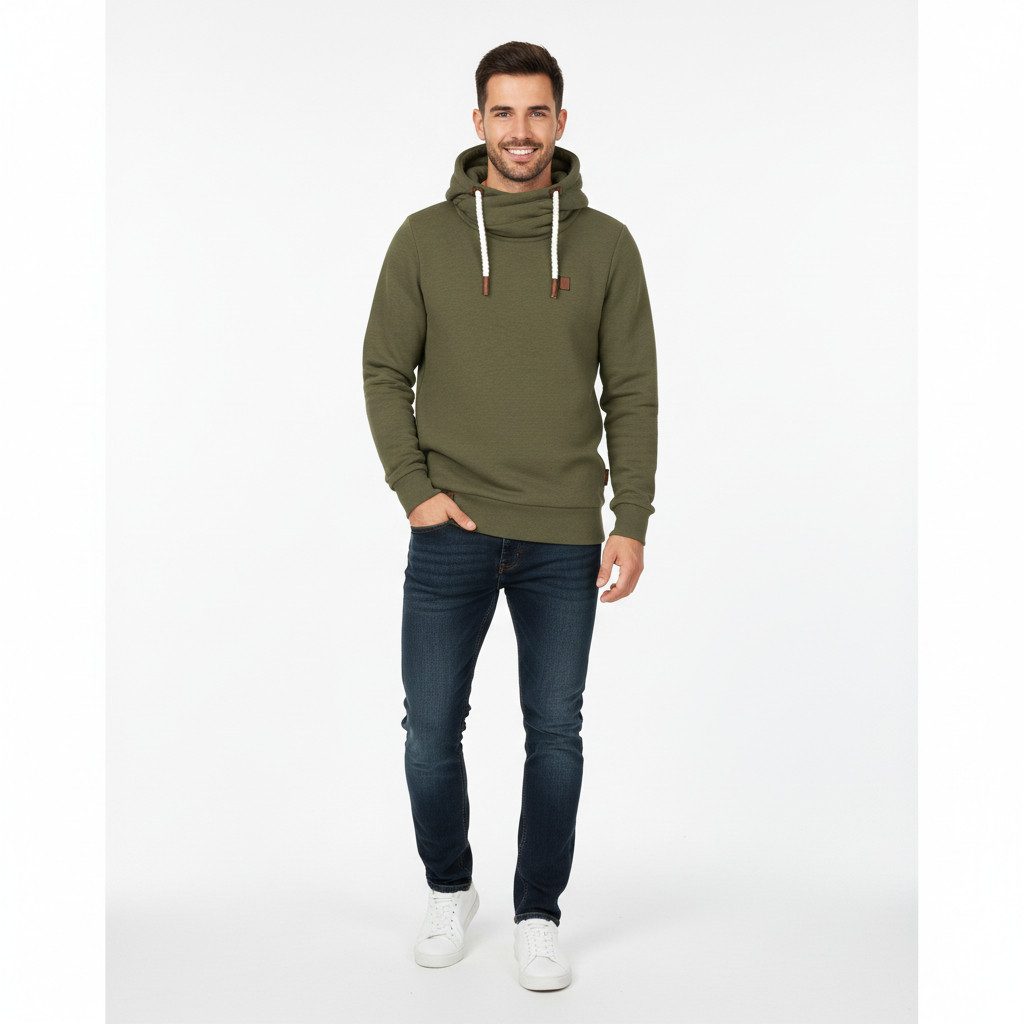 naketano Hoodie Herren Kapuzenpullover oliv