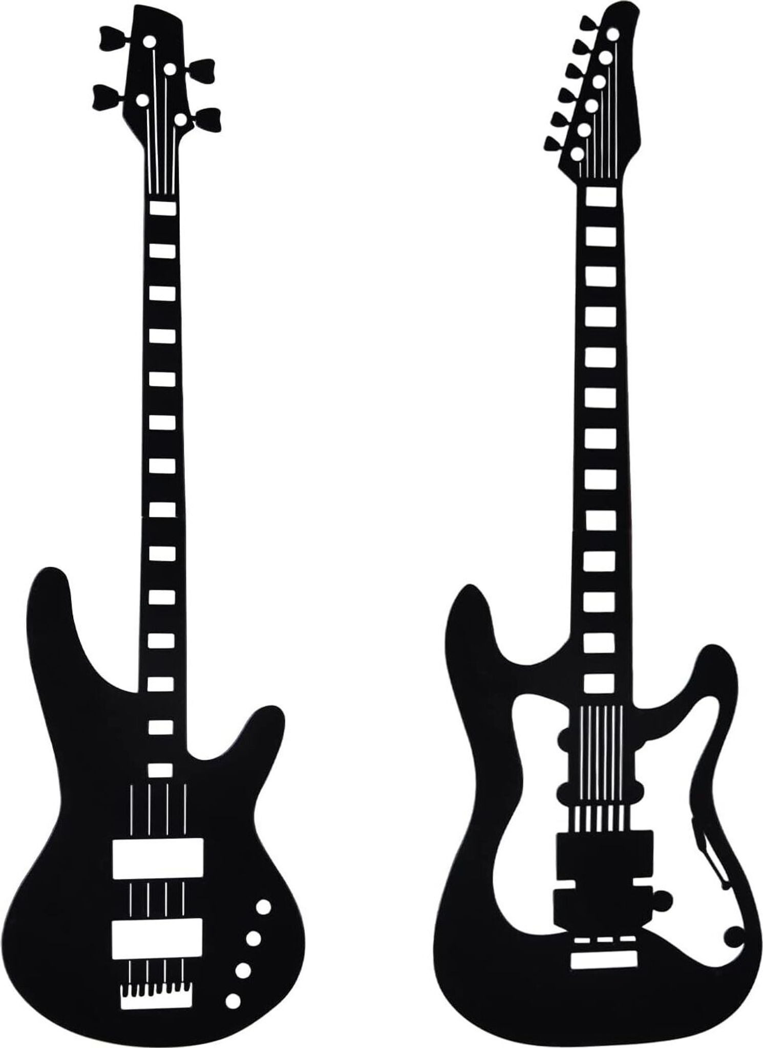 FELIXLEO E-Gitarren-Koffer Wanddekoration,mit,Gitarrenmusik,aus,Metall,Musikwandkunst