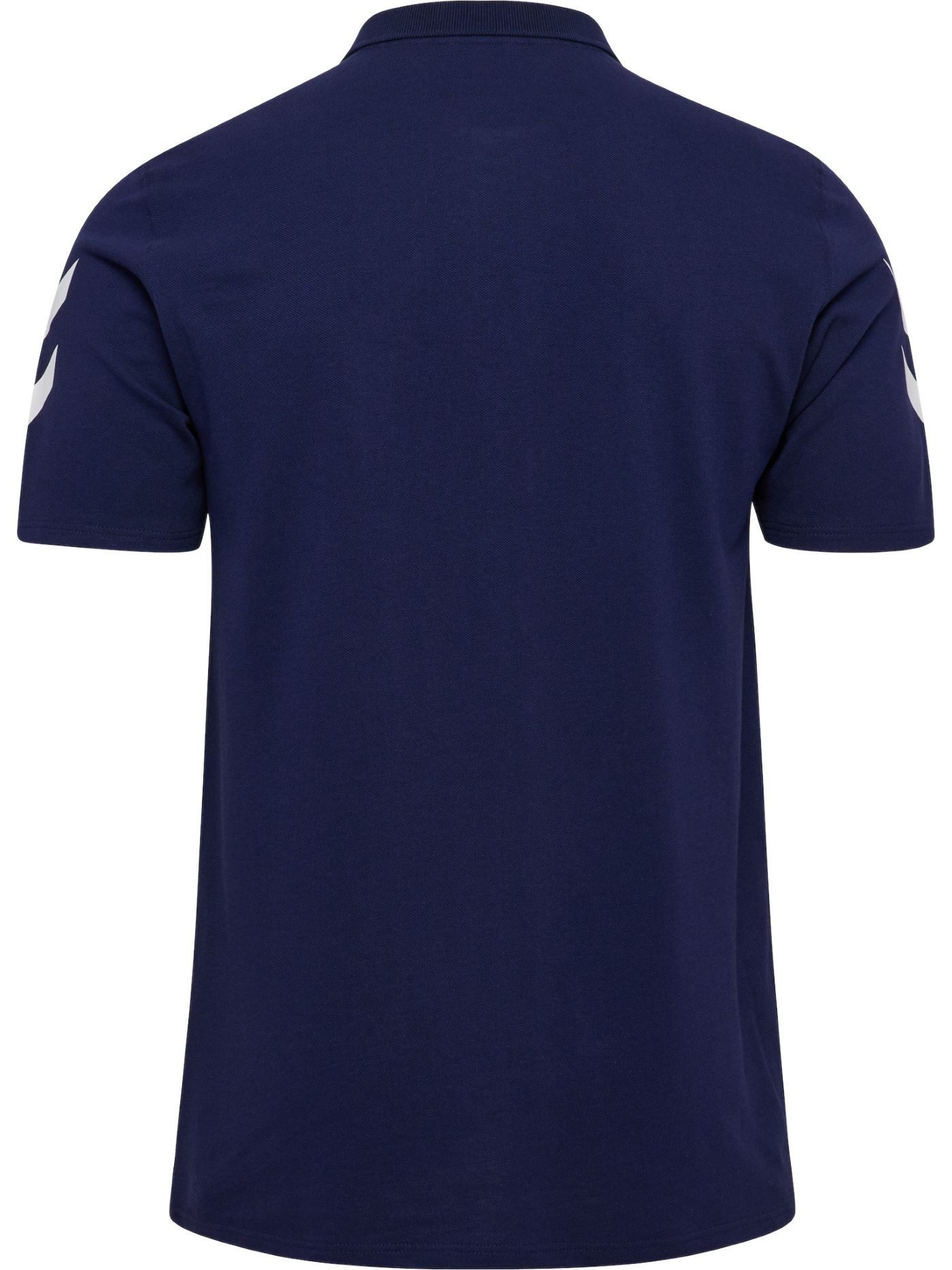hummel Poloshirt hmlGO Chevron (100% Baumwolle) marineblau Herren