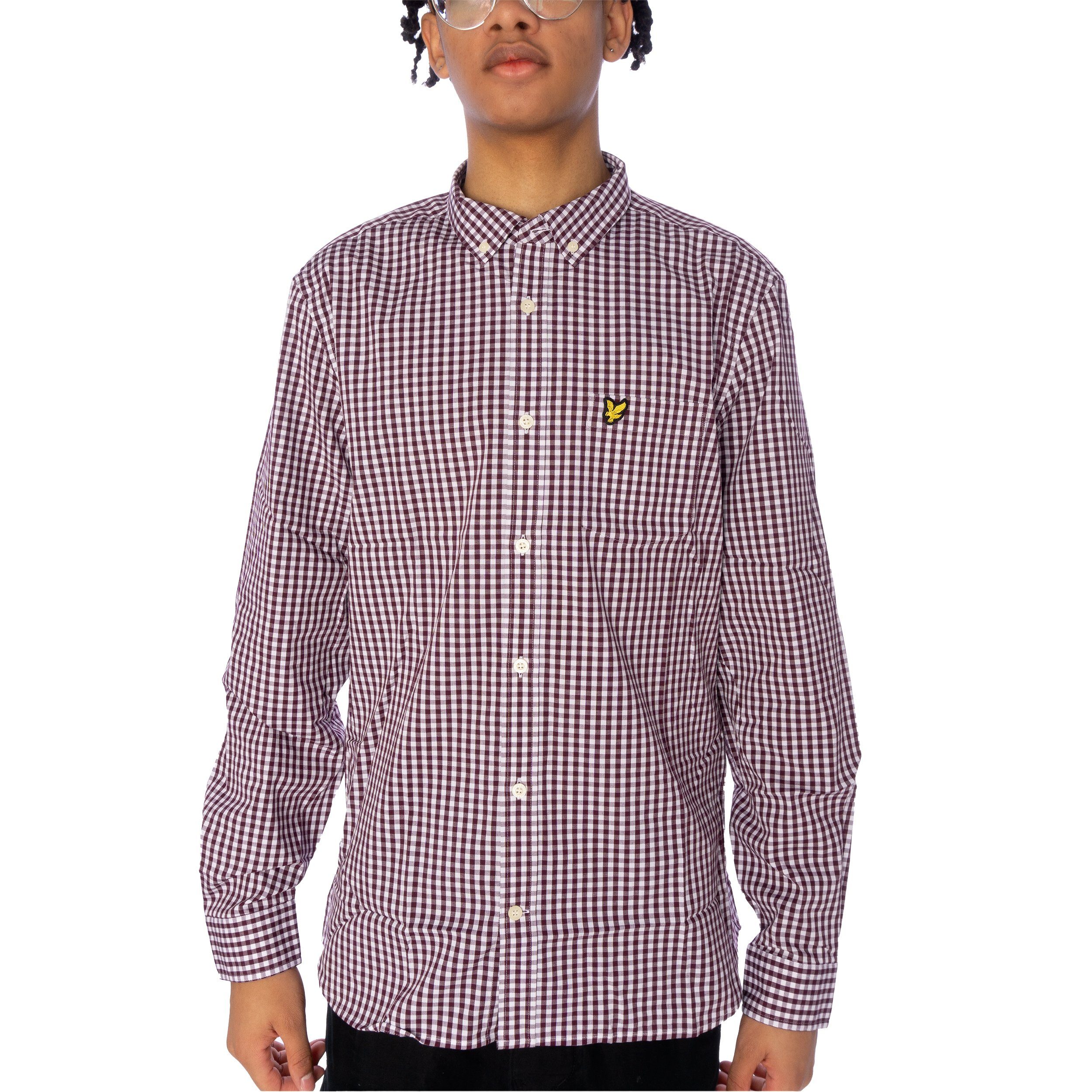Lyle & Scott Langarmhemd Hemd Lyle&Scott günstig online kaufen