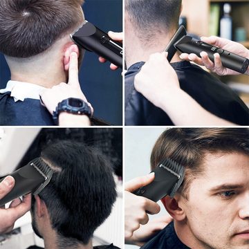 Gontence Haarschneider wiederaufladbar Haarschneider Herren mit LED Display Haarschneider, wiederaufladbar Haarschneider Herren mit LED Display Haarschneider