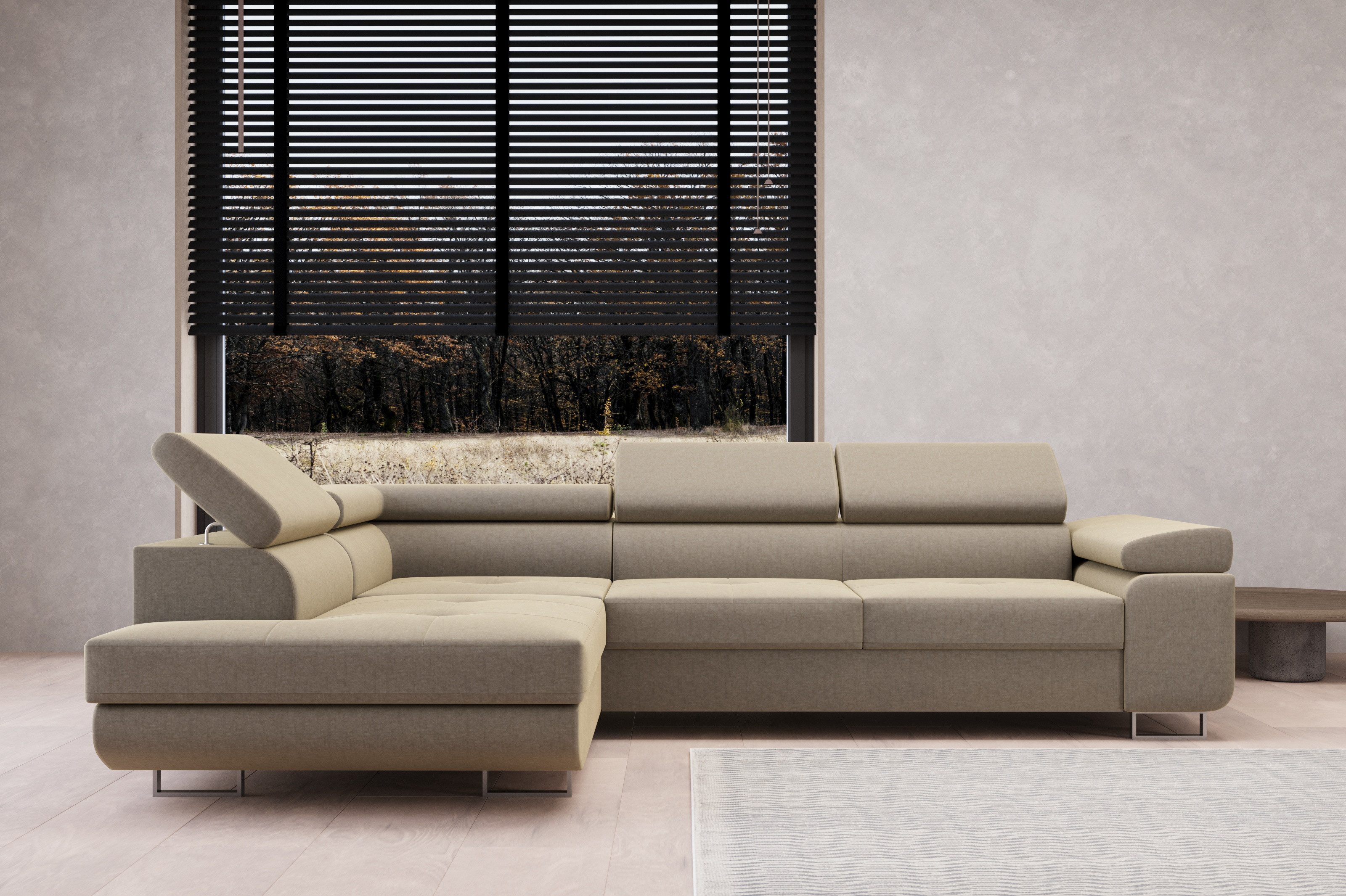 MOEBLO Ecksofa BUZZ L, mit Schlaffunktion, günstig online kaufen