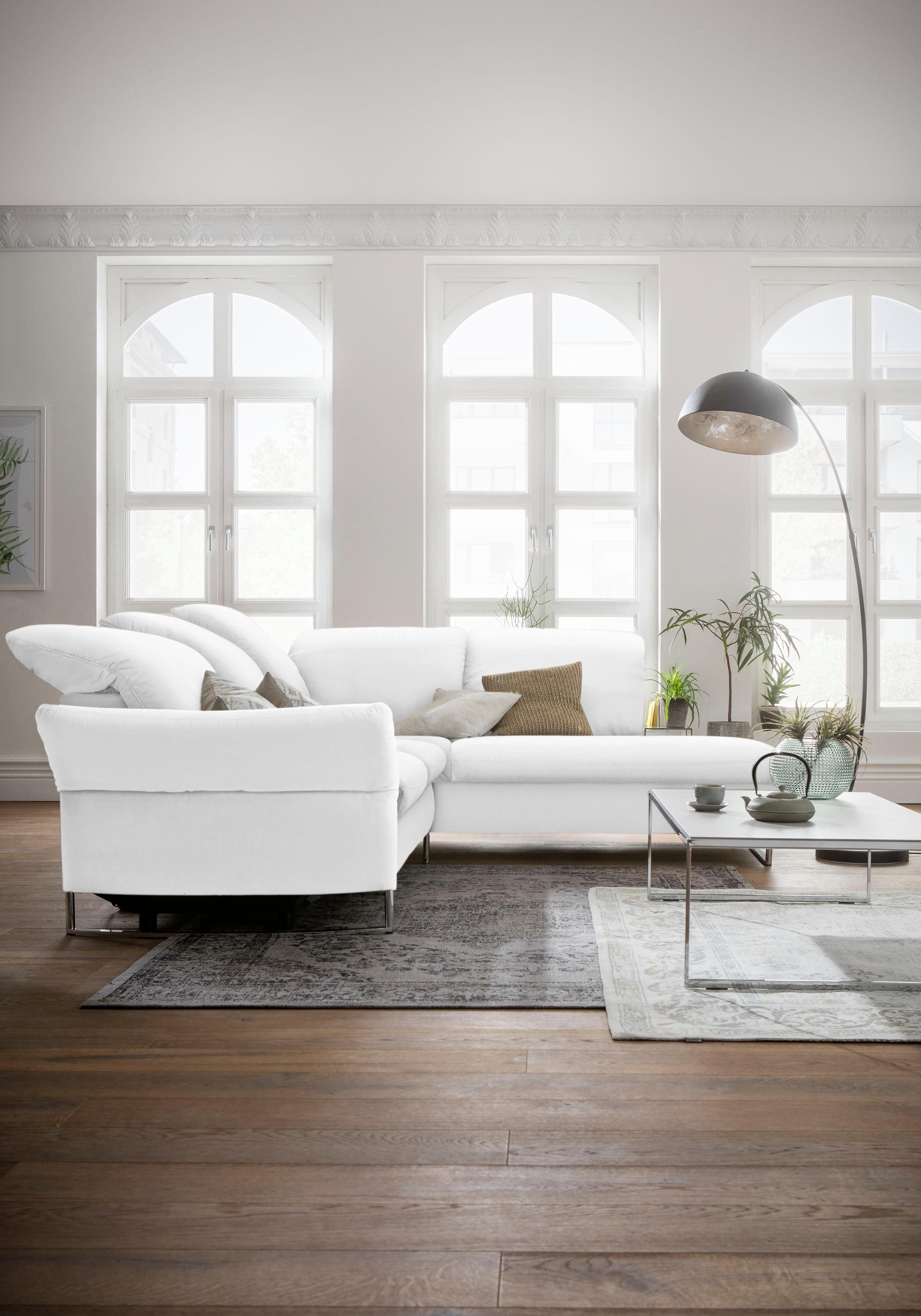 GALLERY M branded by Musterring Ecksofa Viviana, wahlweise mit motorischer Relaxfunktion