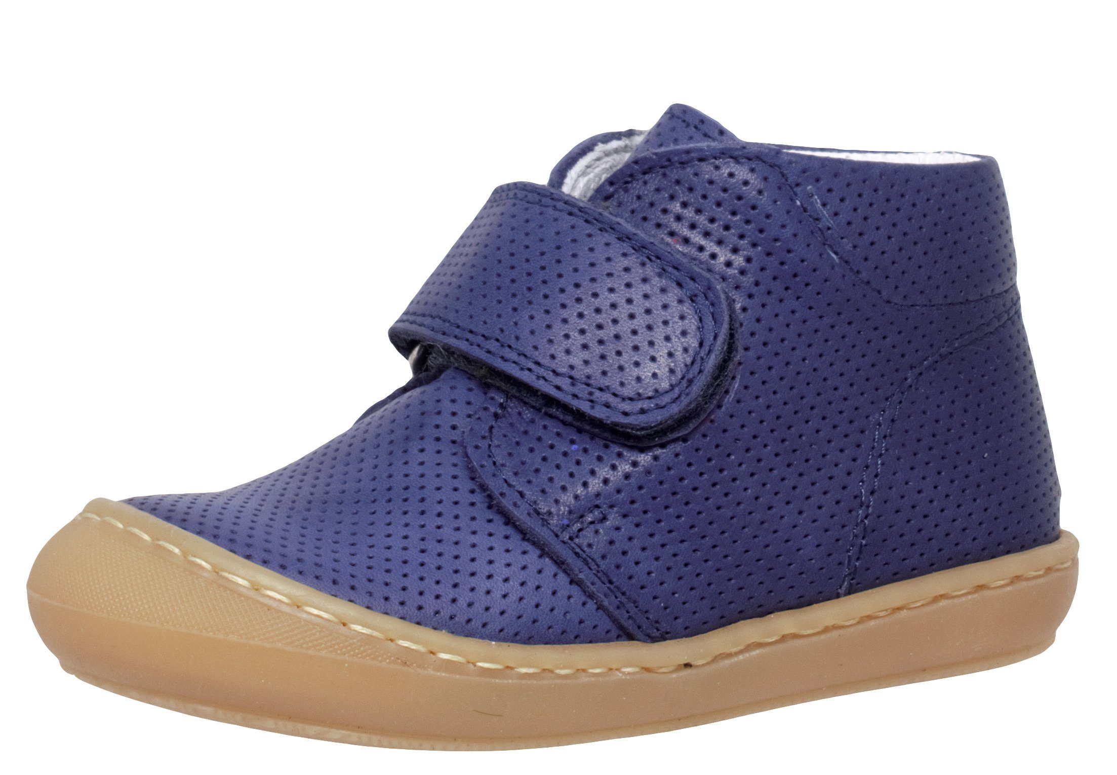 Dianetti Lauflernschuhe von Dianetti 3245C Italien Leder Blau Schmal Lauflernschuh