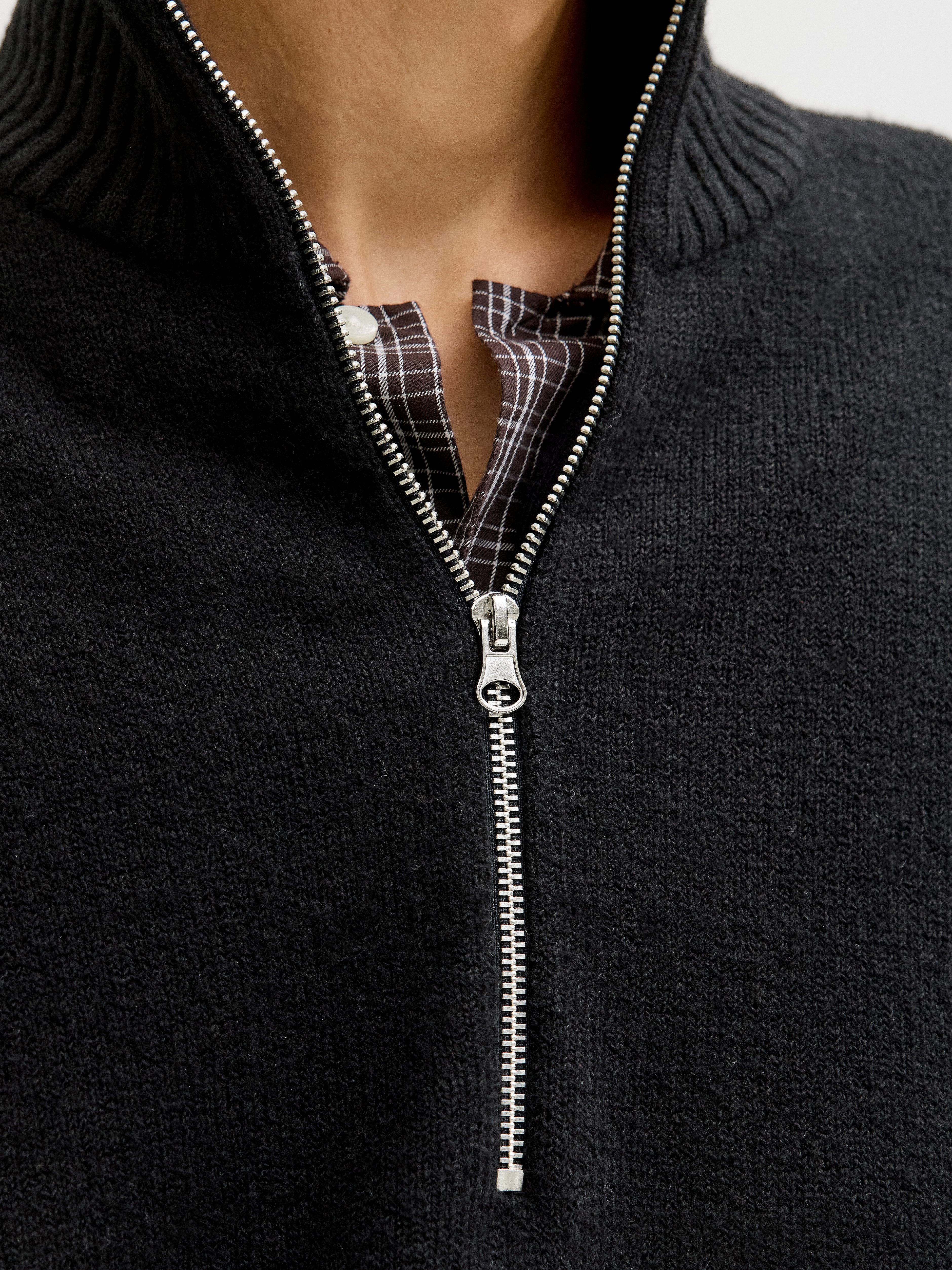 Jack & Jones Troyer JORNORREBRO KNIT HALF ZIP SN – Bild 4 von 5