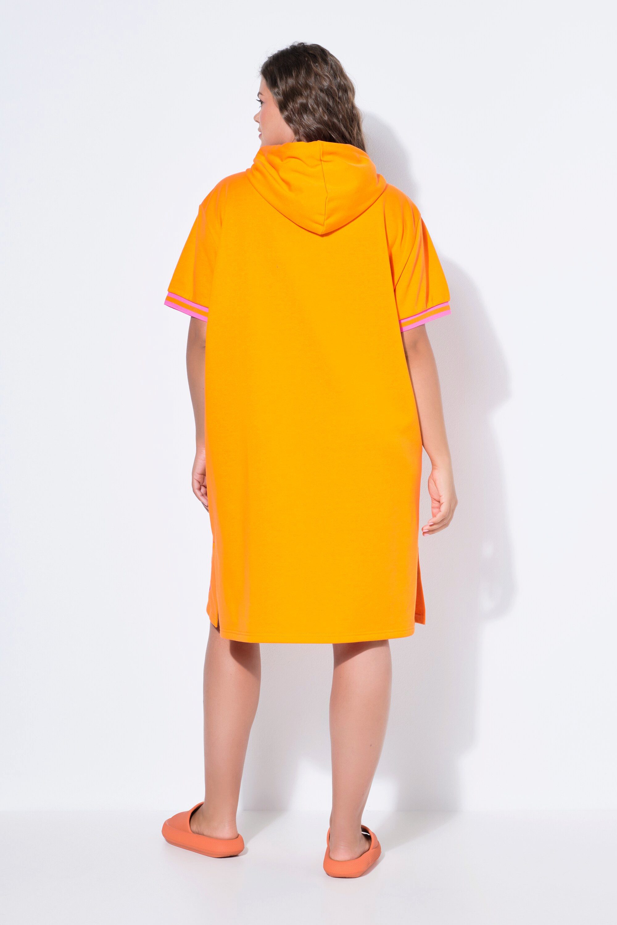 Laurasøn Jerseykleid Strandsweatkleid 1/2 Arm Kapuze