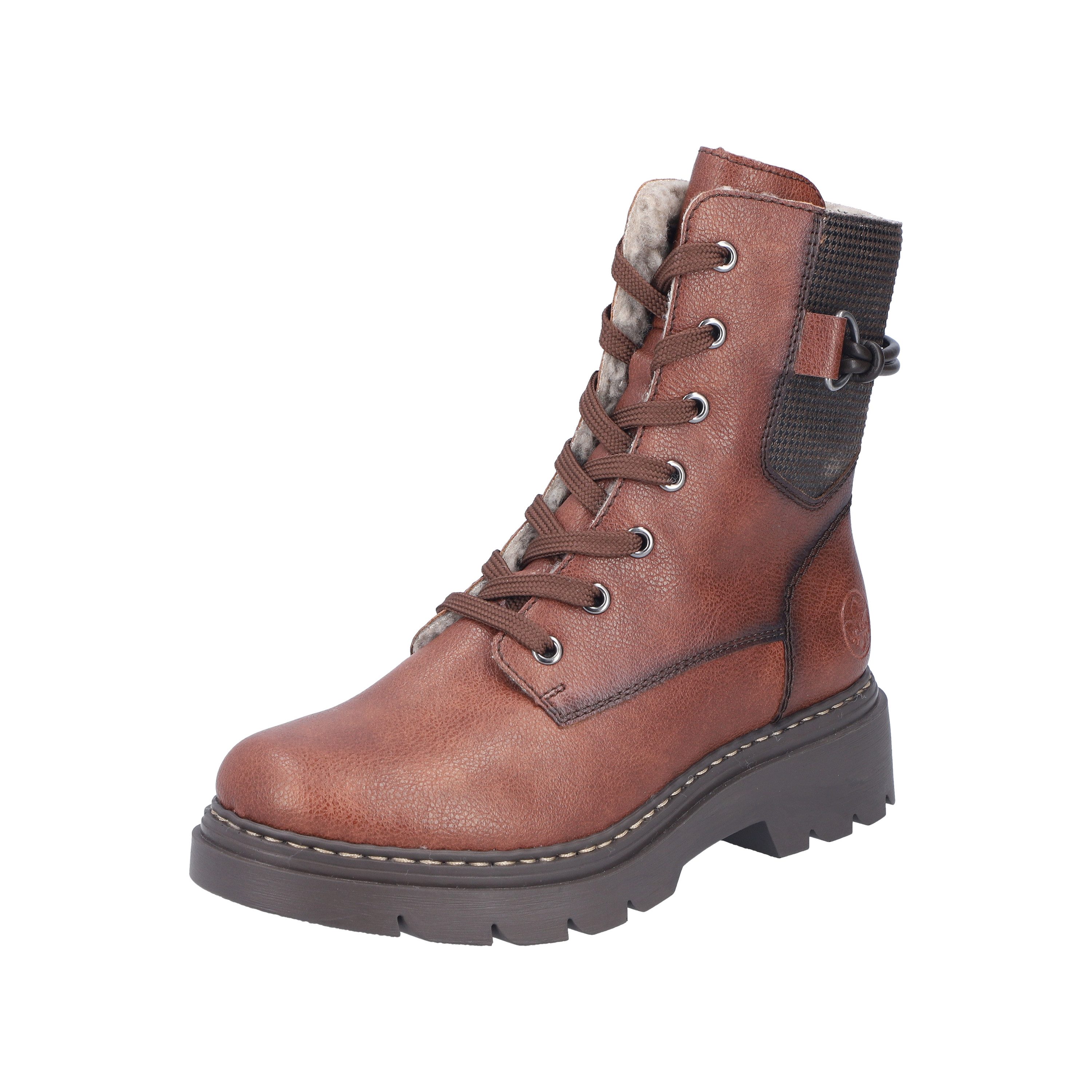 Rieker Schnürboots Schnürstiefelette, Winterboots mit Warmfutter