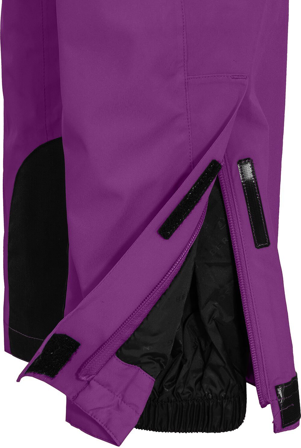 Damen ICE Skihose mm wattiert, violett Kurzgrößen, Skihose, 20000 Bergson Wassersäule,