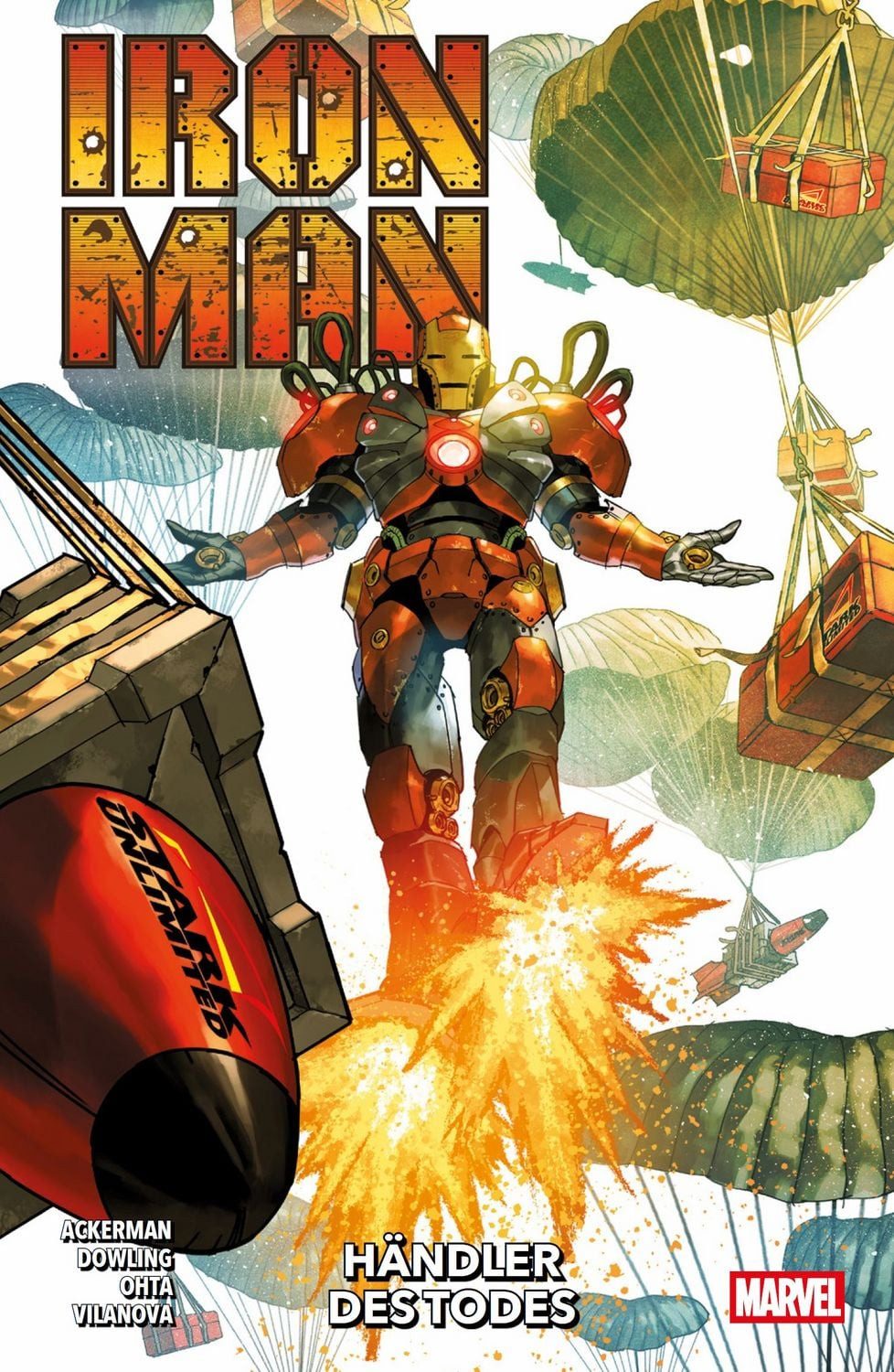 Comic Iron Man - Neustart Bd. 2: Händler des Todes Spencer Ackerman, Julius Ohta, Michael Dowling, Guiu Vilanova
